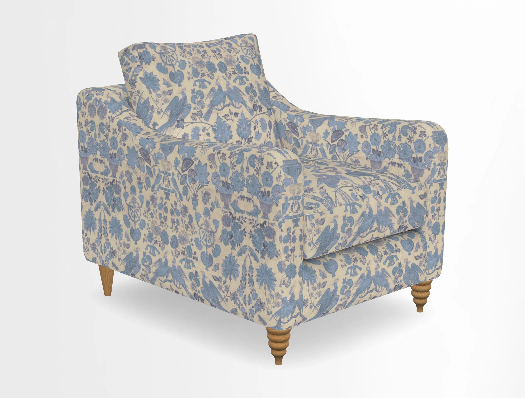 Rye Chair in Two Tone Plain Biscuit