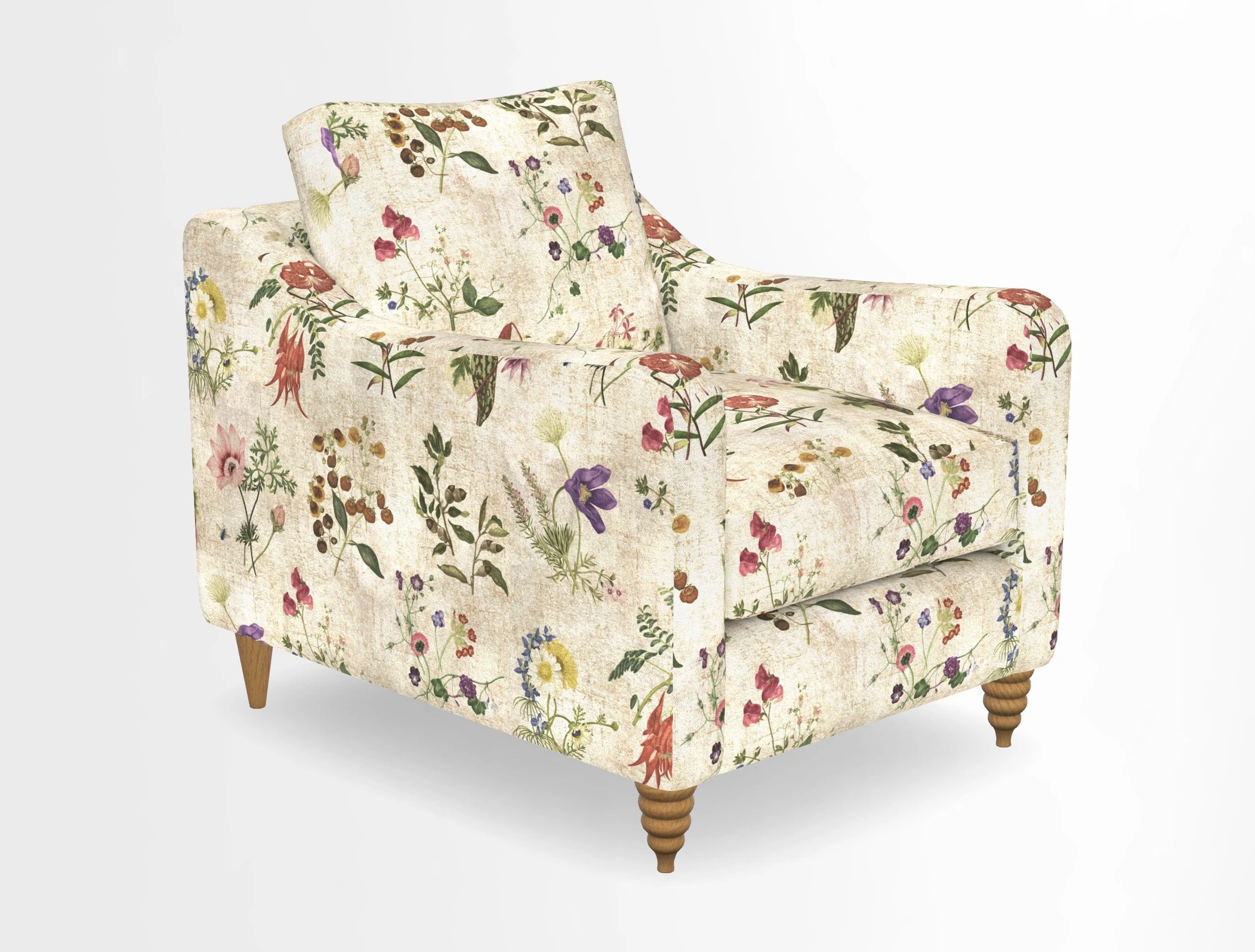 Rye Chair in Two Tone Plain Biscuit
