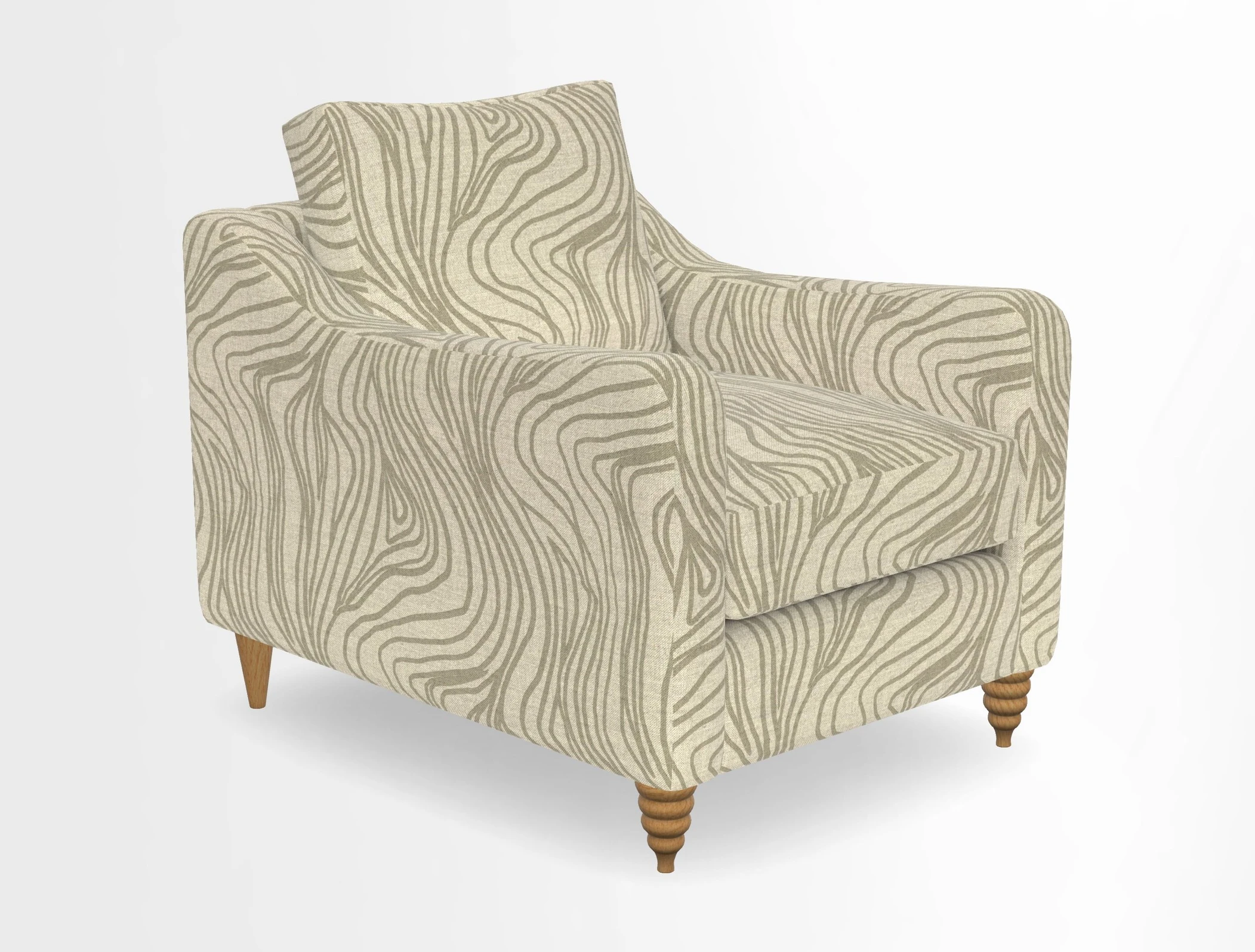 Rye Chair in Two Tone Plain Biscuit