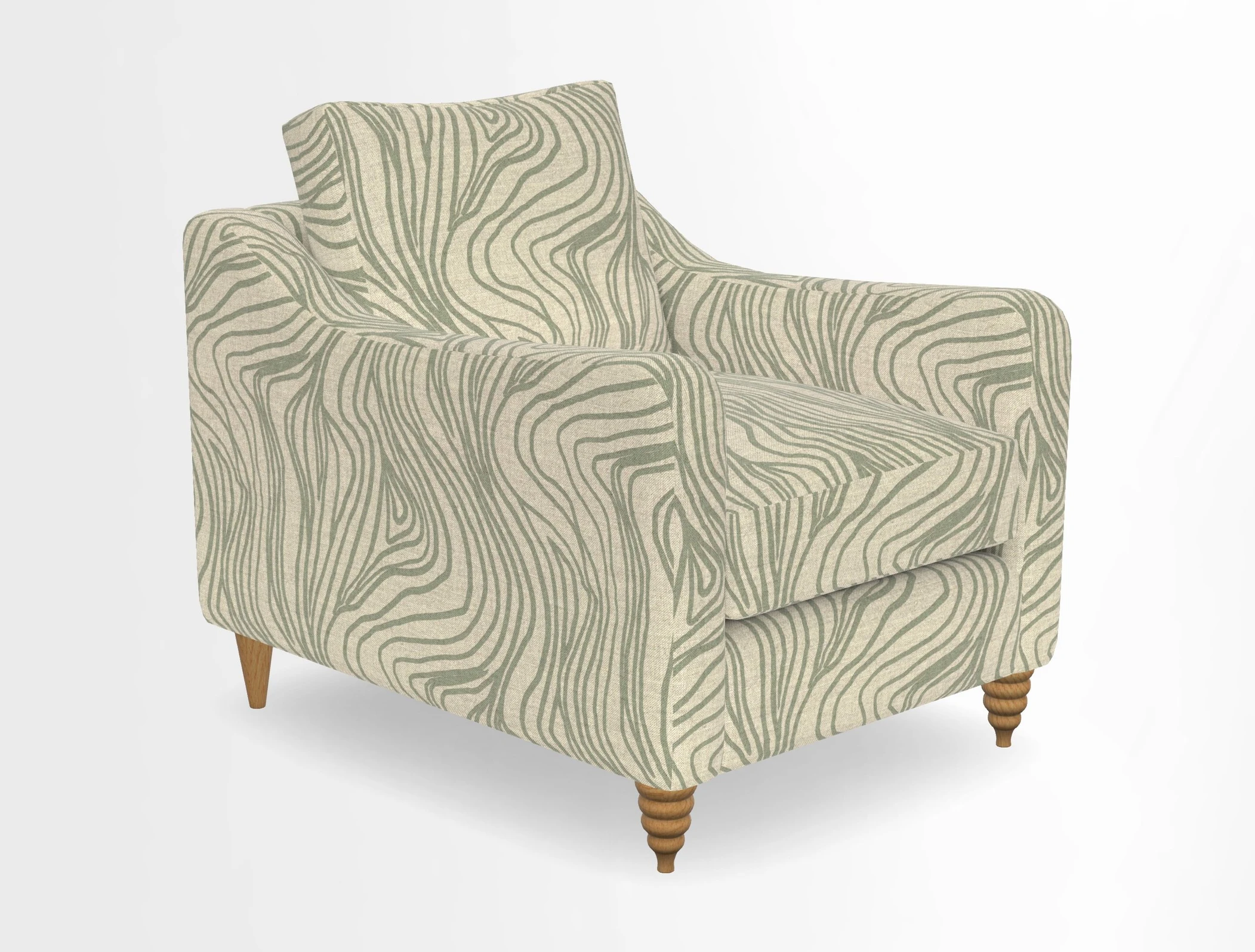 Rye Chair in Two Tone Plain Biscuit
