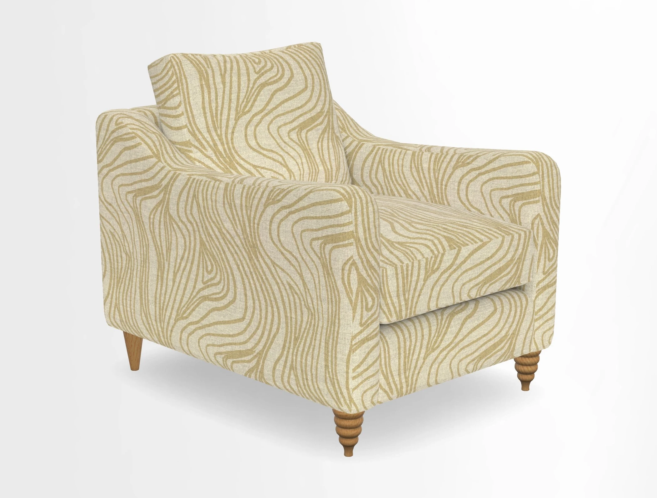 Rye Chair in Two Tone Plain Biscuit