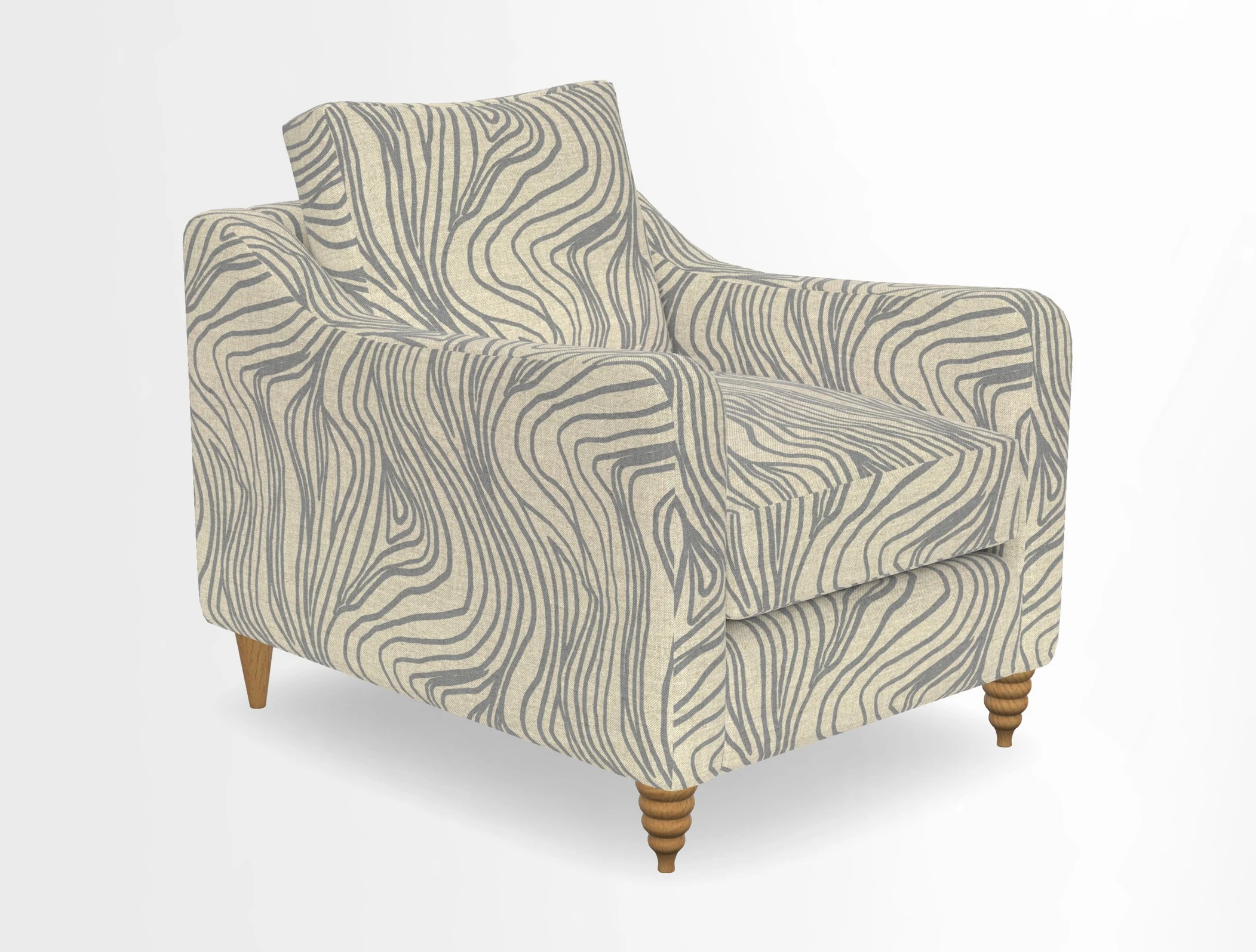 Rye Chair in Two Tone Plain Biscuit