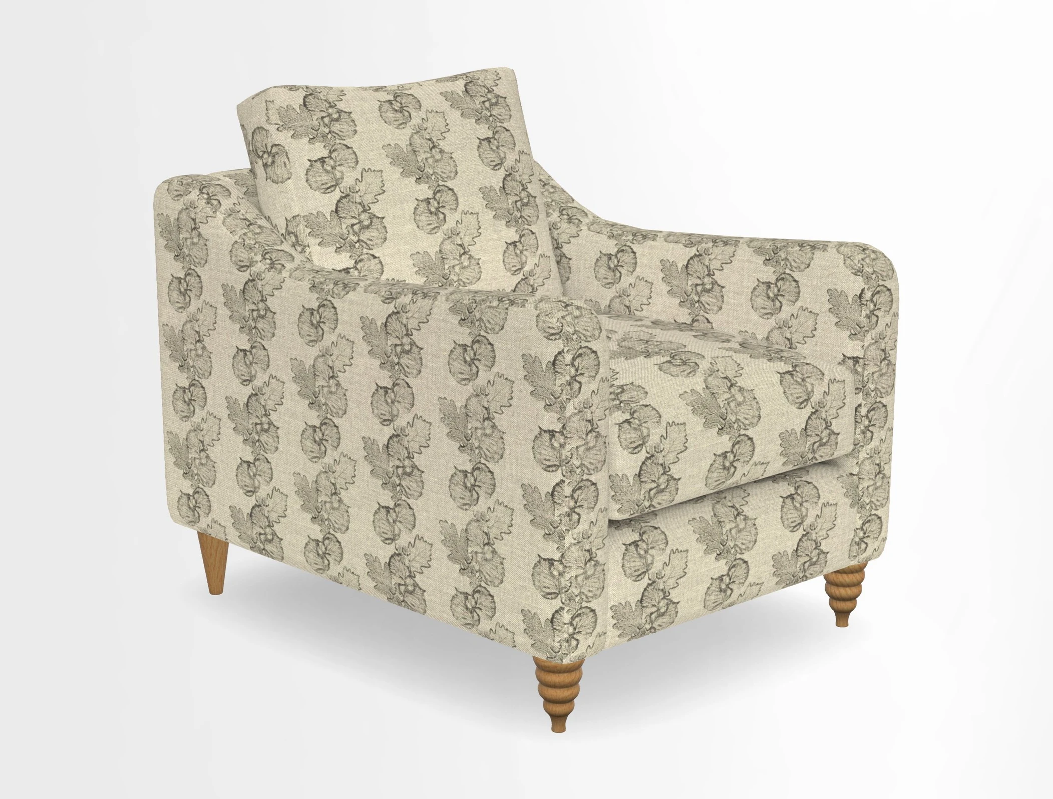 Rye Chair in Two Tone Plain Biscuit