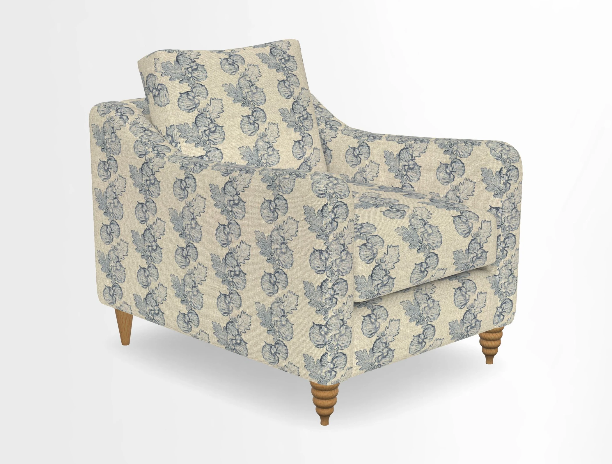 Rye Chair in Two Tone Plain Biscuit