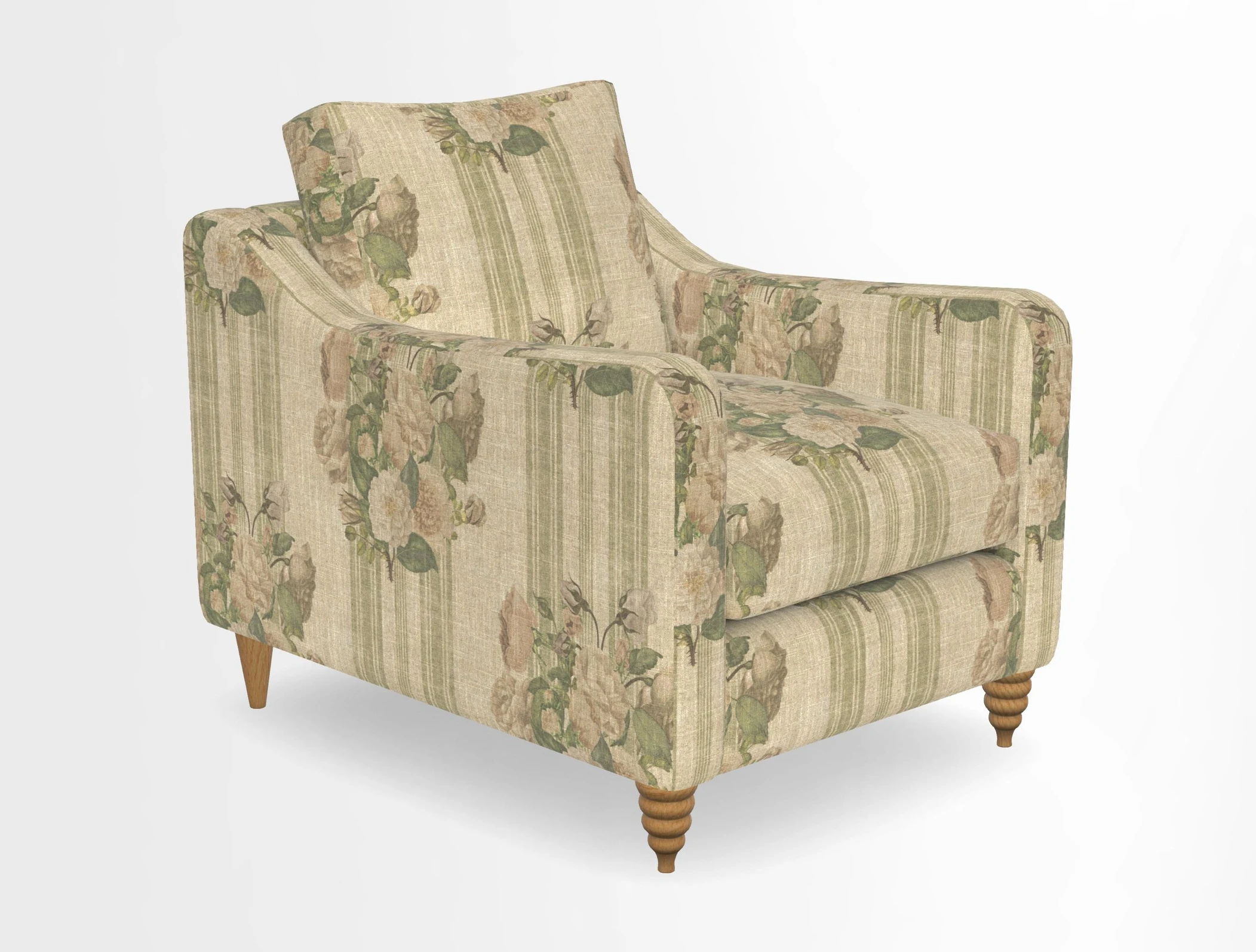 Rye Chair in Two Tone Plain Biscuit