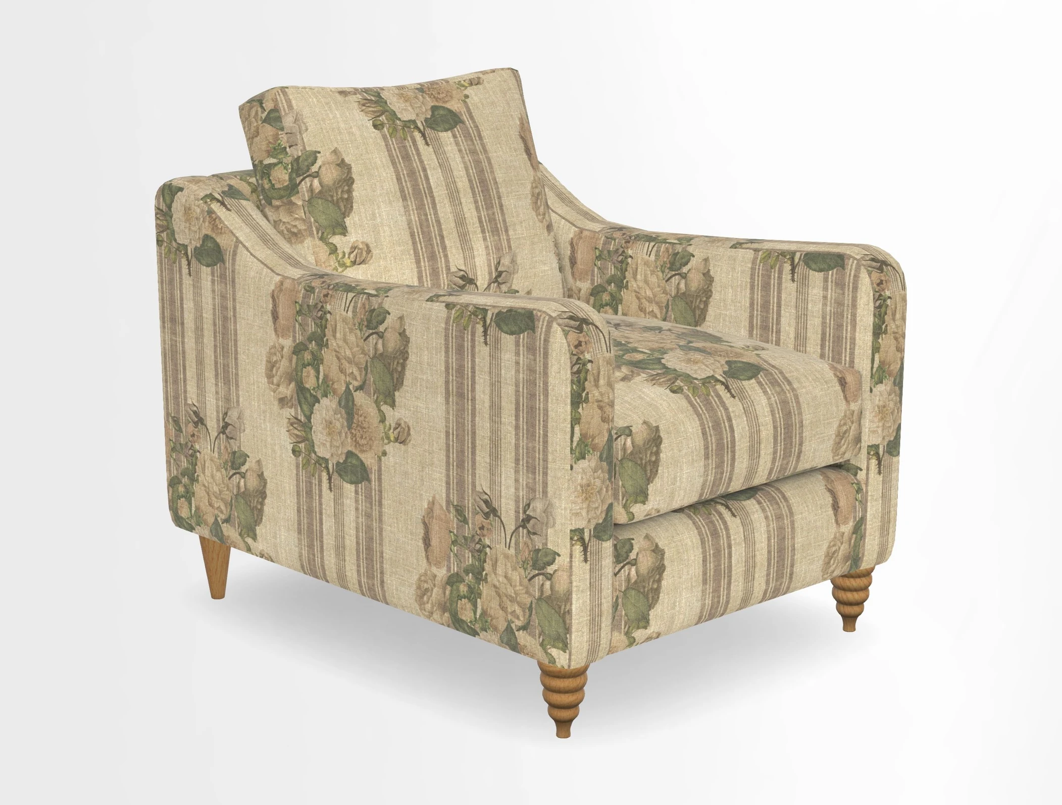 Rye Chair in Two Tone Plain Biscuit