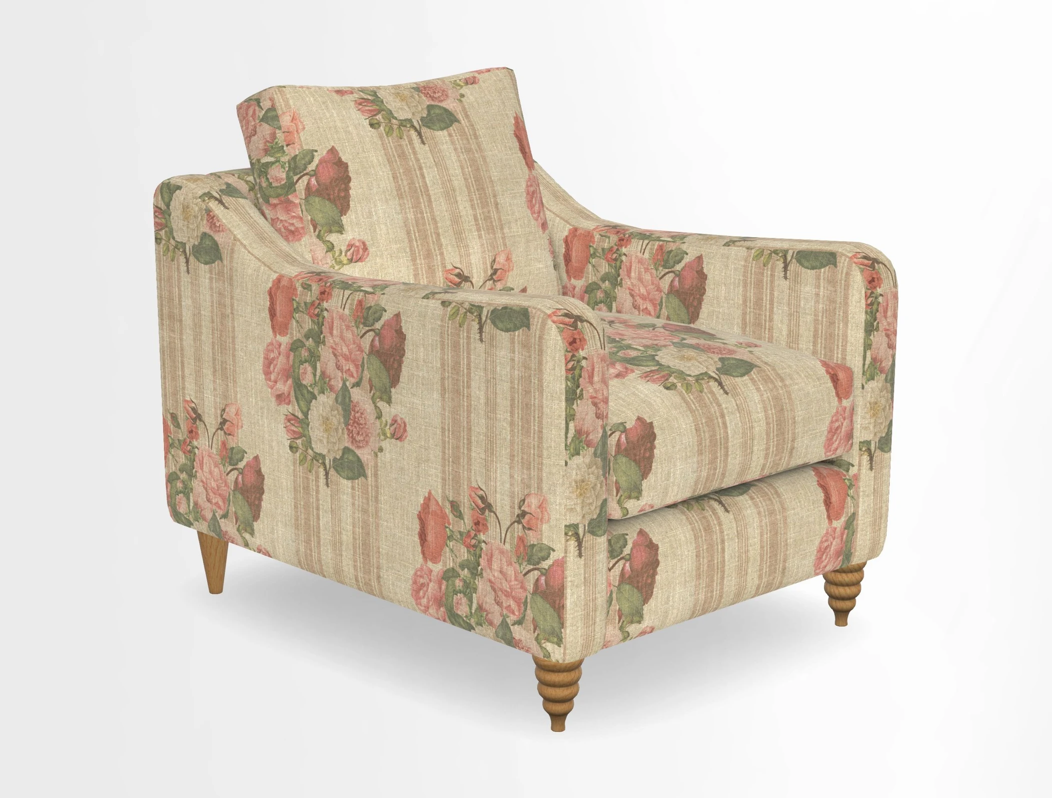 Rye Chair in Two Tone Plain Biscuit