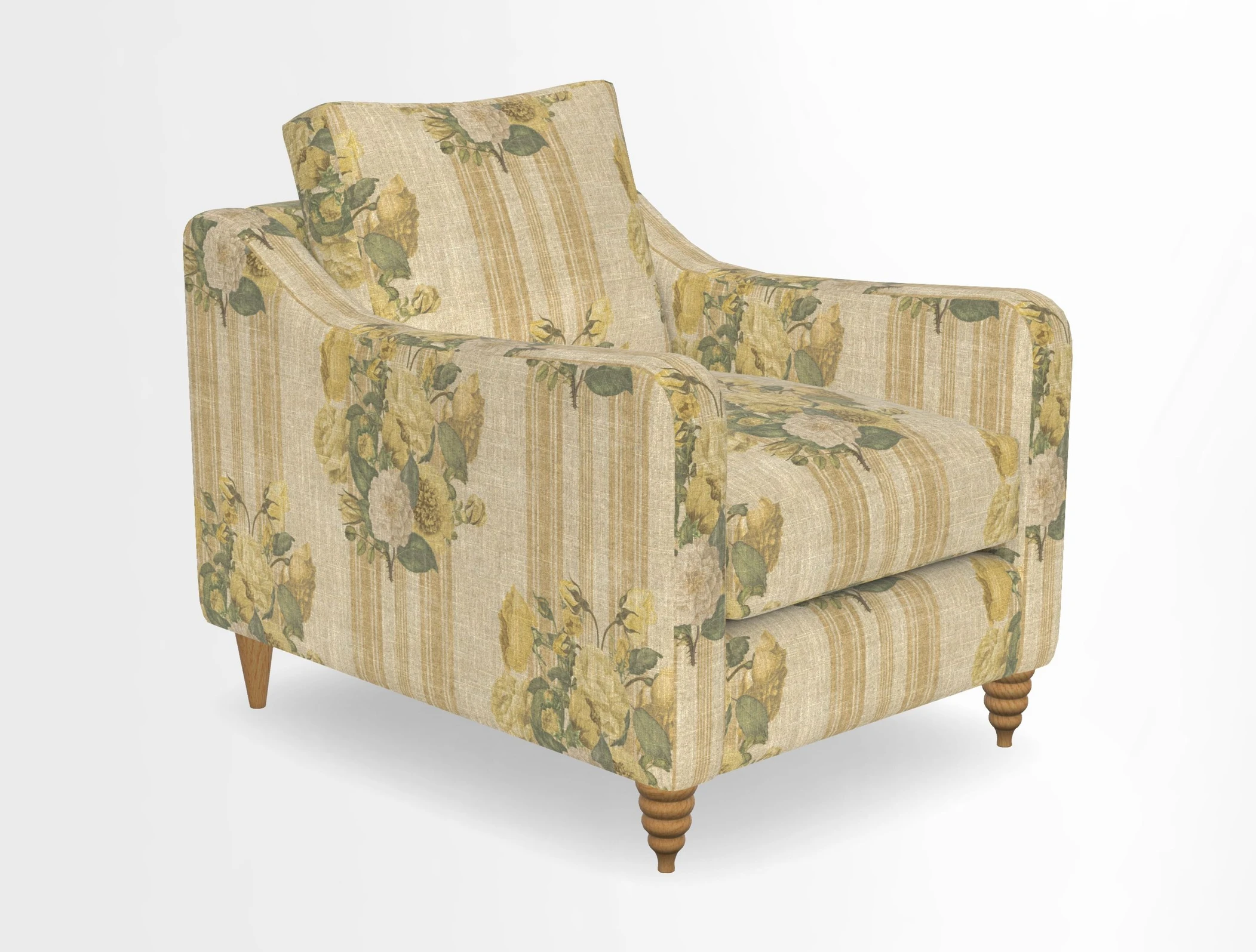Rye Chair in Two Tone Plain Biscuit