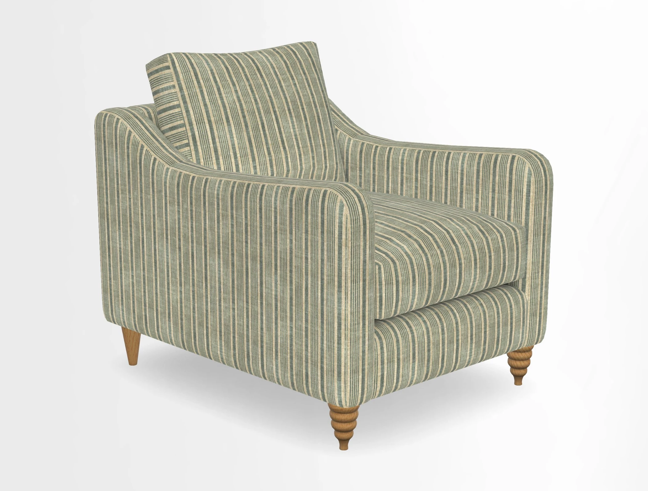 Rye Chair in Two Tone Plain Biscuit