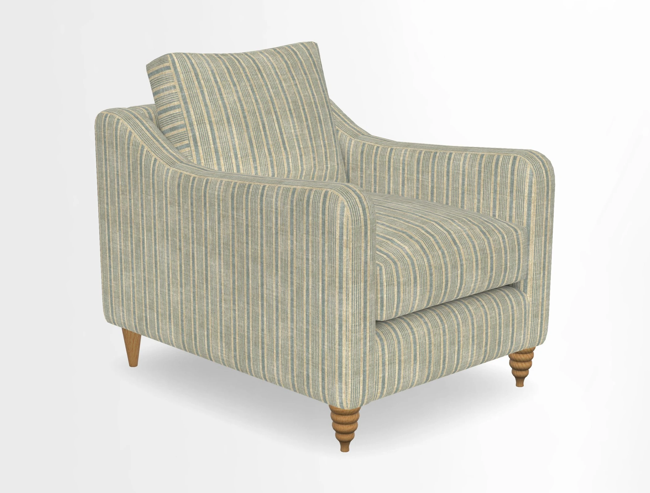Rye Chair in Two Tone Plain Biscuit