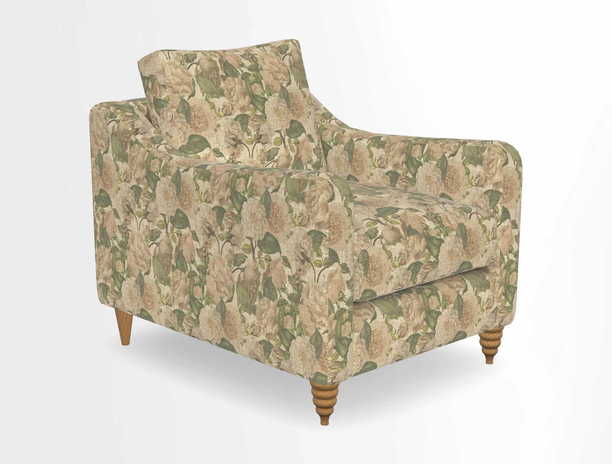 Rye Chair in Two Tone Plain Biscuit