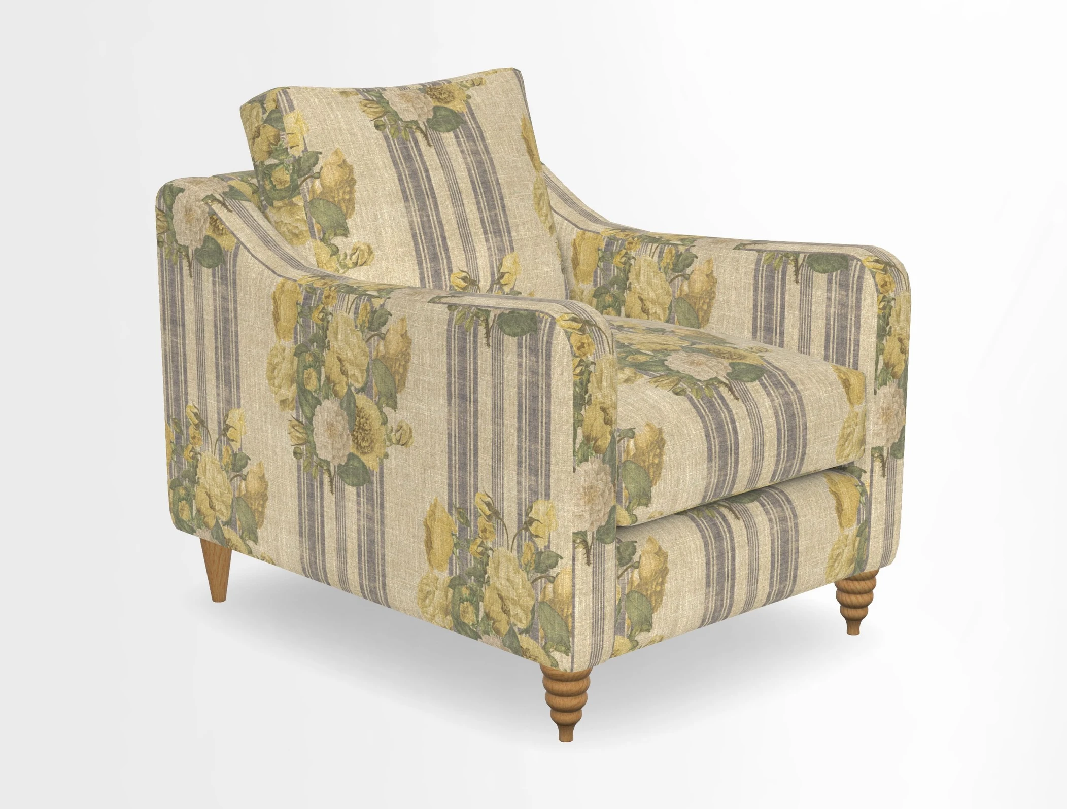 Rye Chair in Two Tone Plain Biscuit