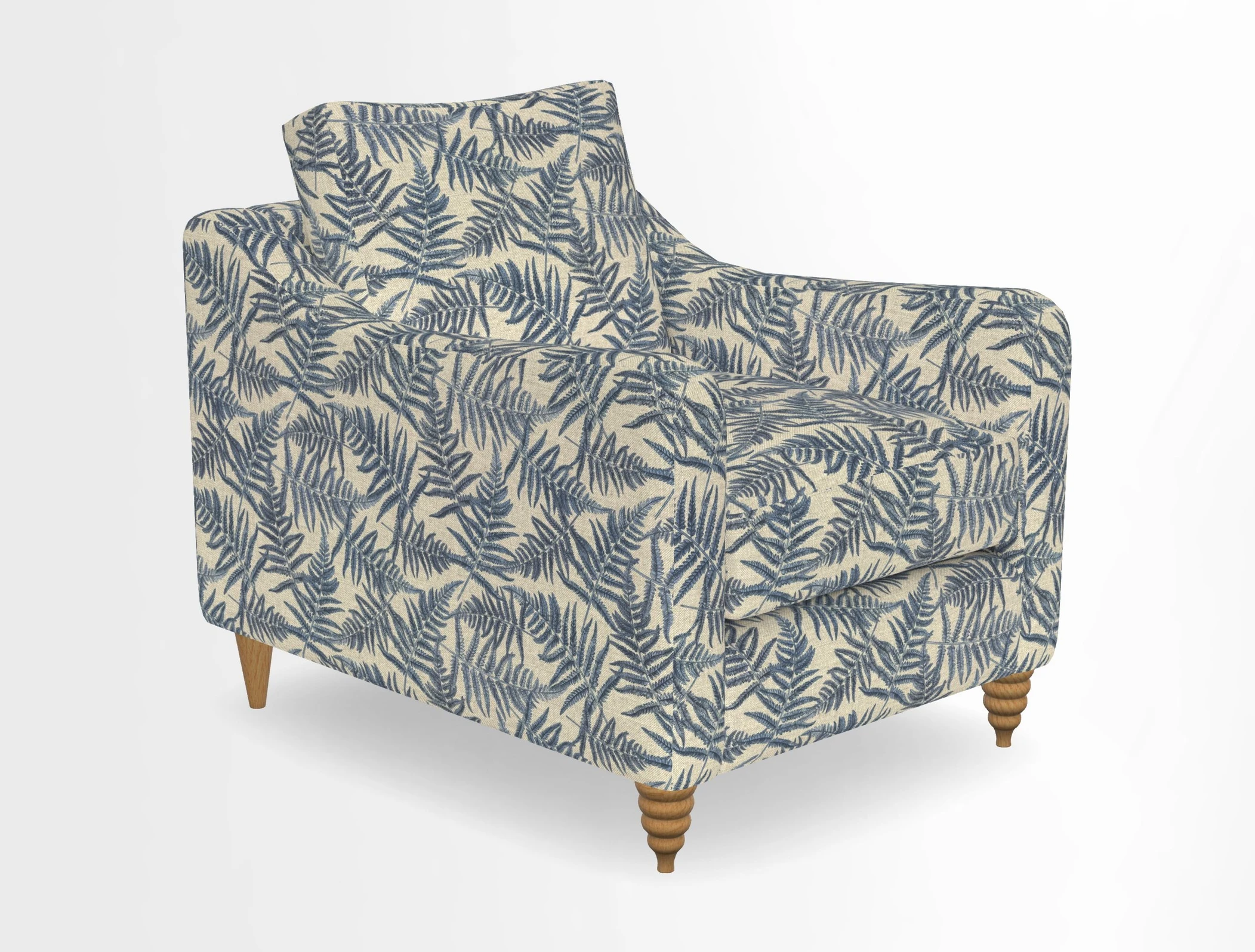 Rye Chair in Two Tone Plain Biscuit