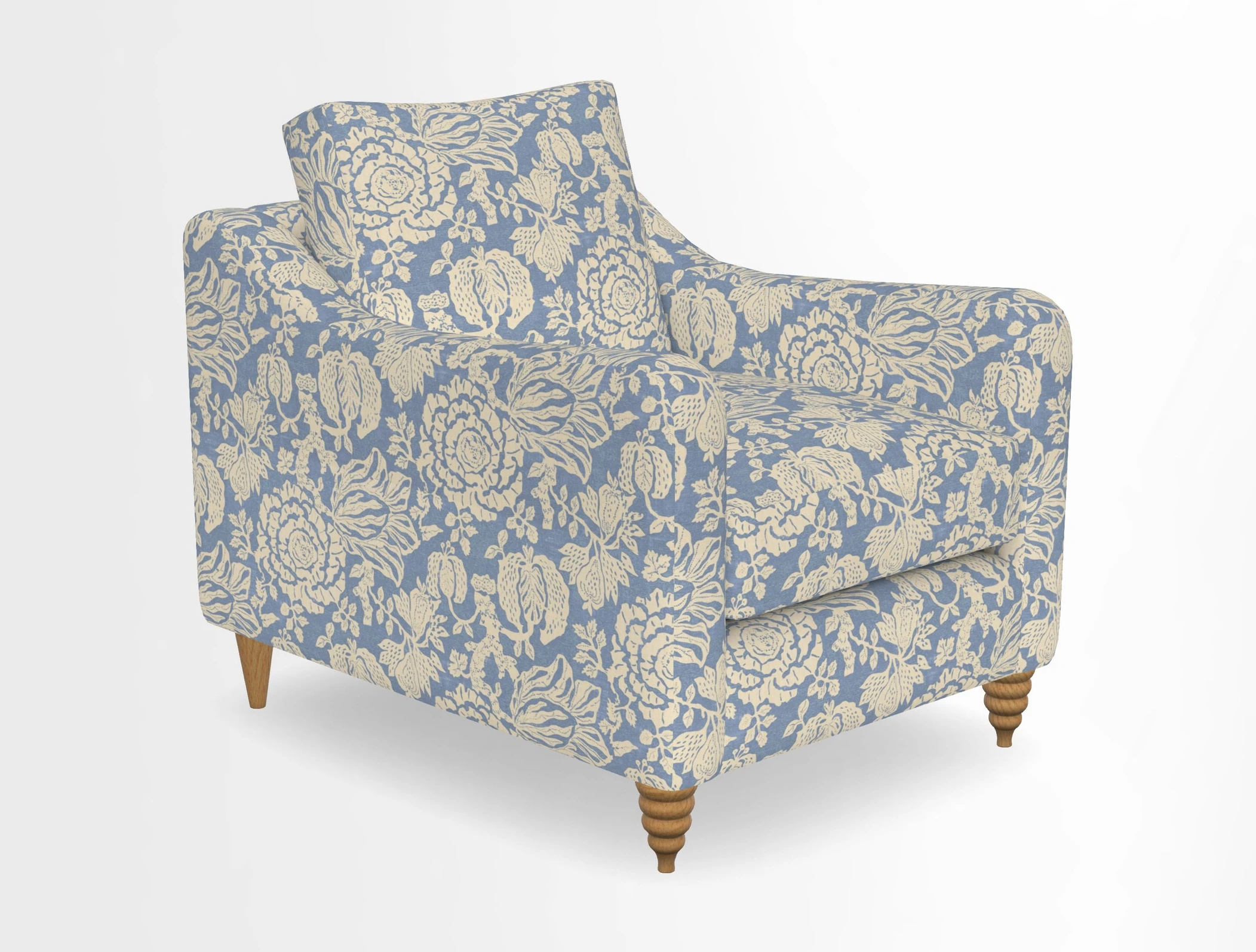 Rye Chair in Two Tone Plain Biscuit
