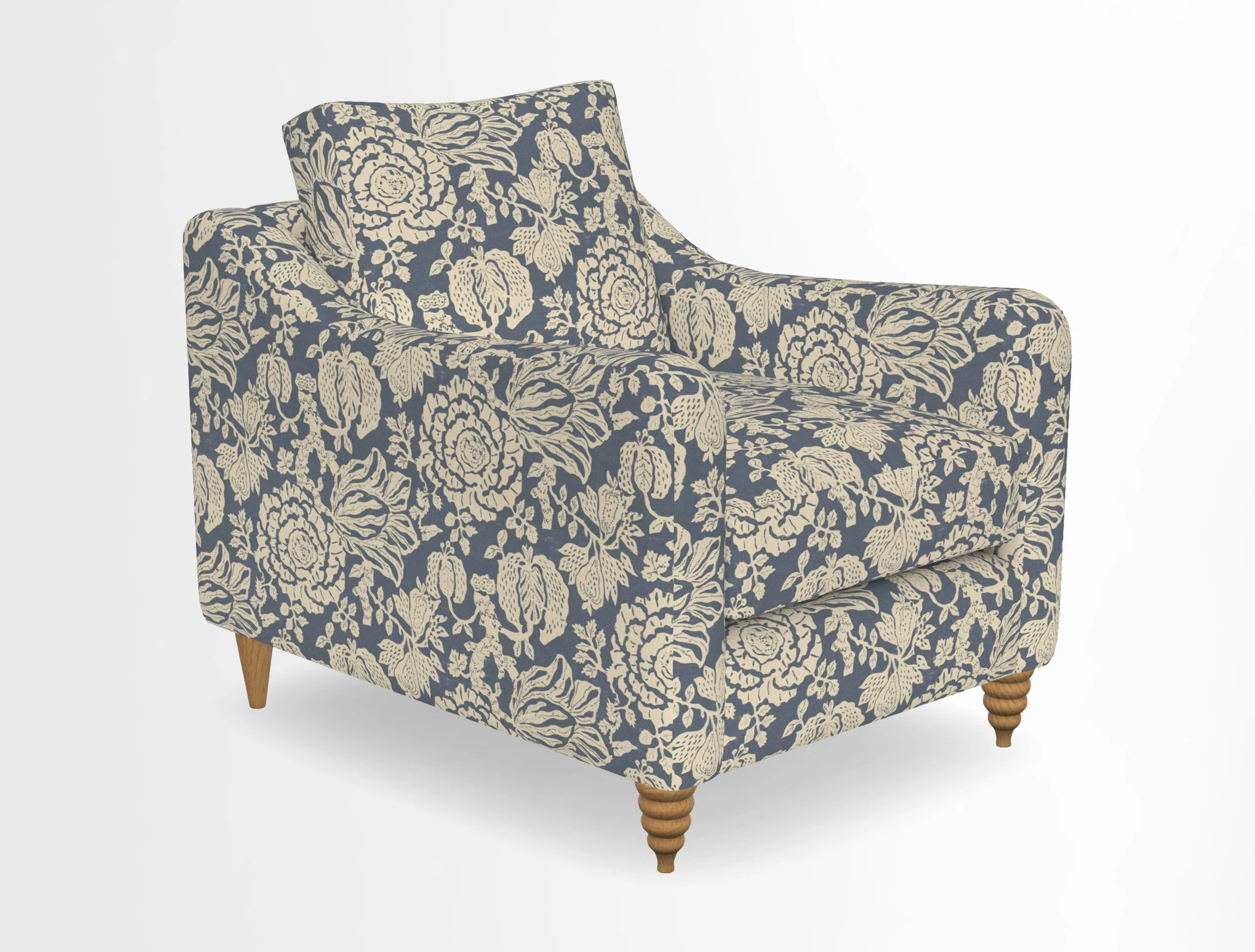 Rye Chair in Two Tone Plain Biscuit