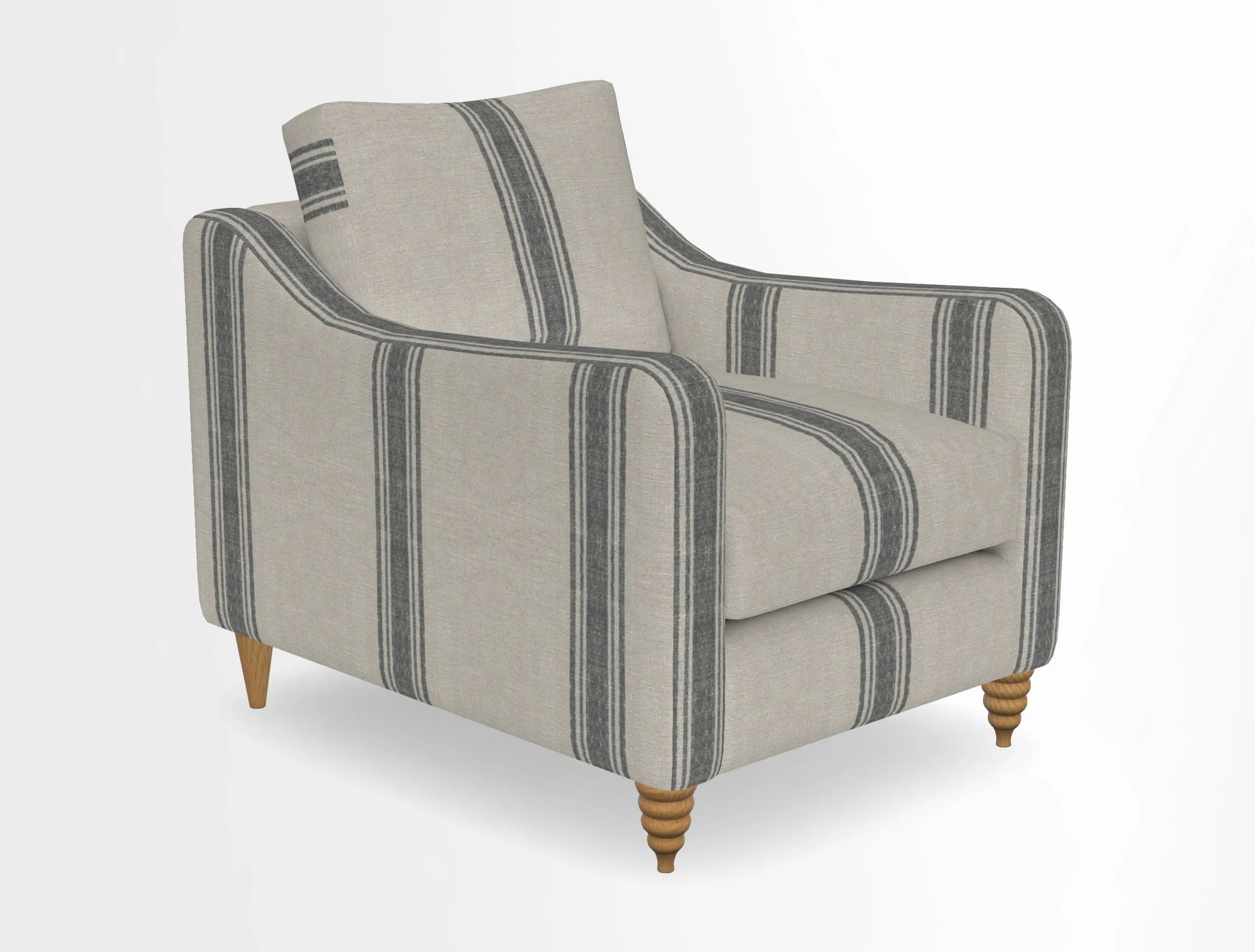 Rye Chair in Two Tone Plain Biscuit