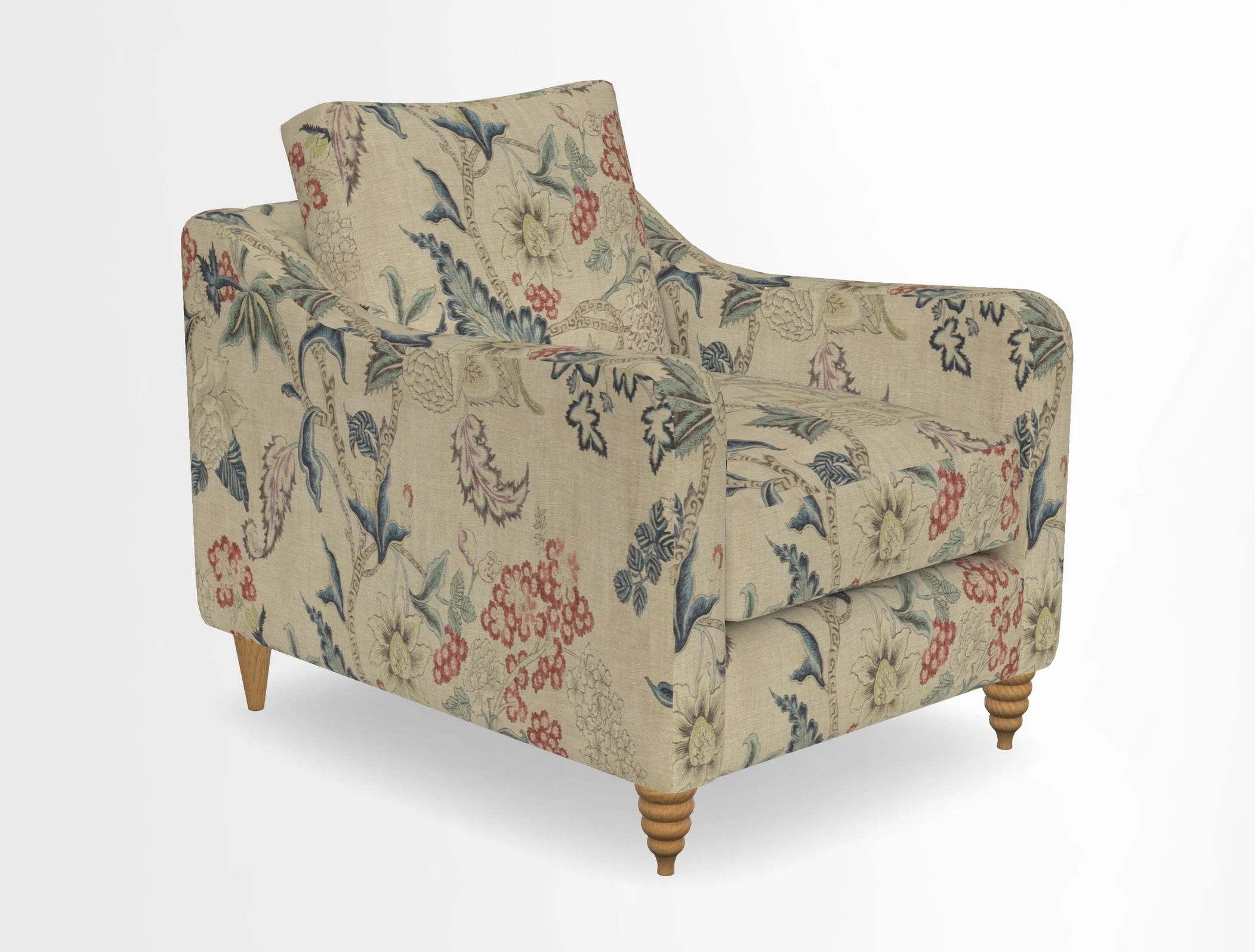 Rye Chair in Two Tone Plain Biscuit