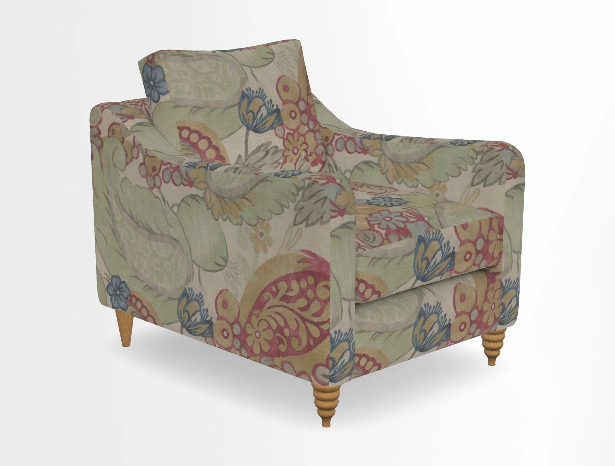Rye Chair in Two Tone Plain Biscuit