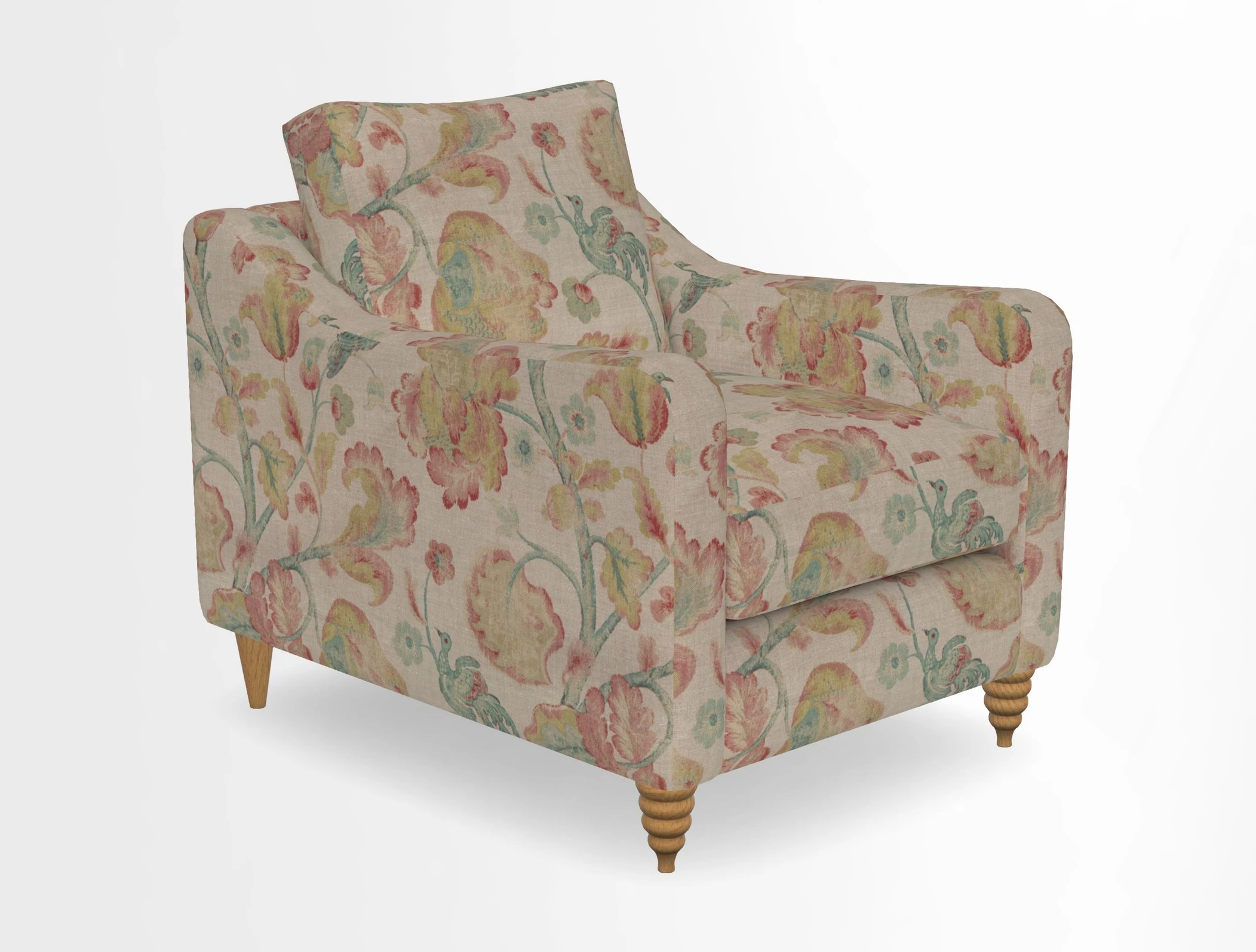 Rye Chair in Two Tone Plain Biscuit