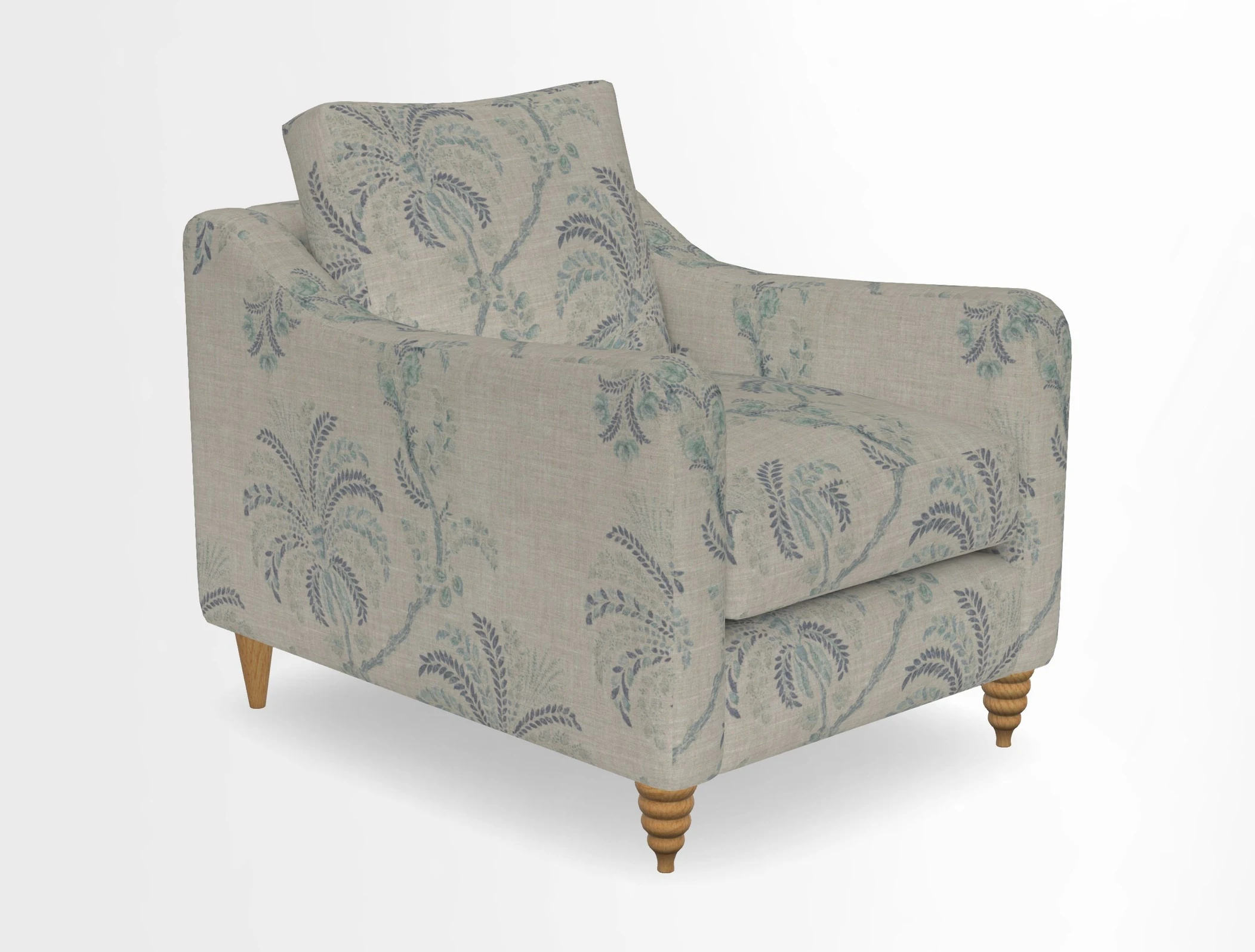 Rye Chair in Two Tone Plain Biscuit