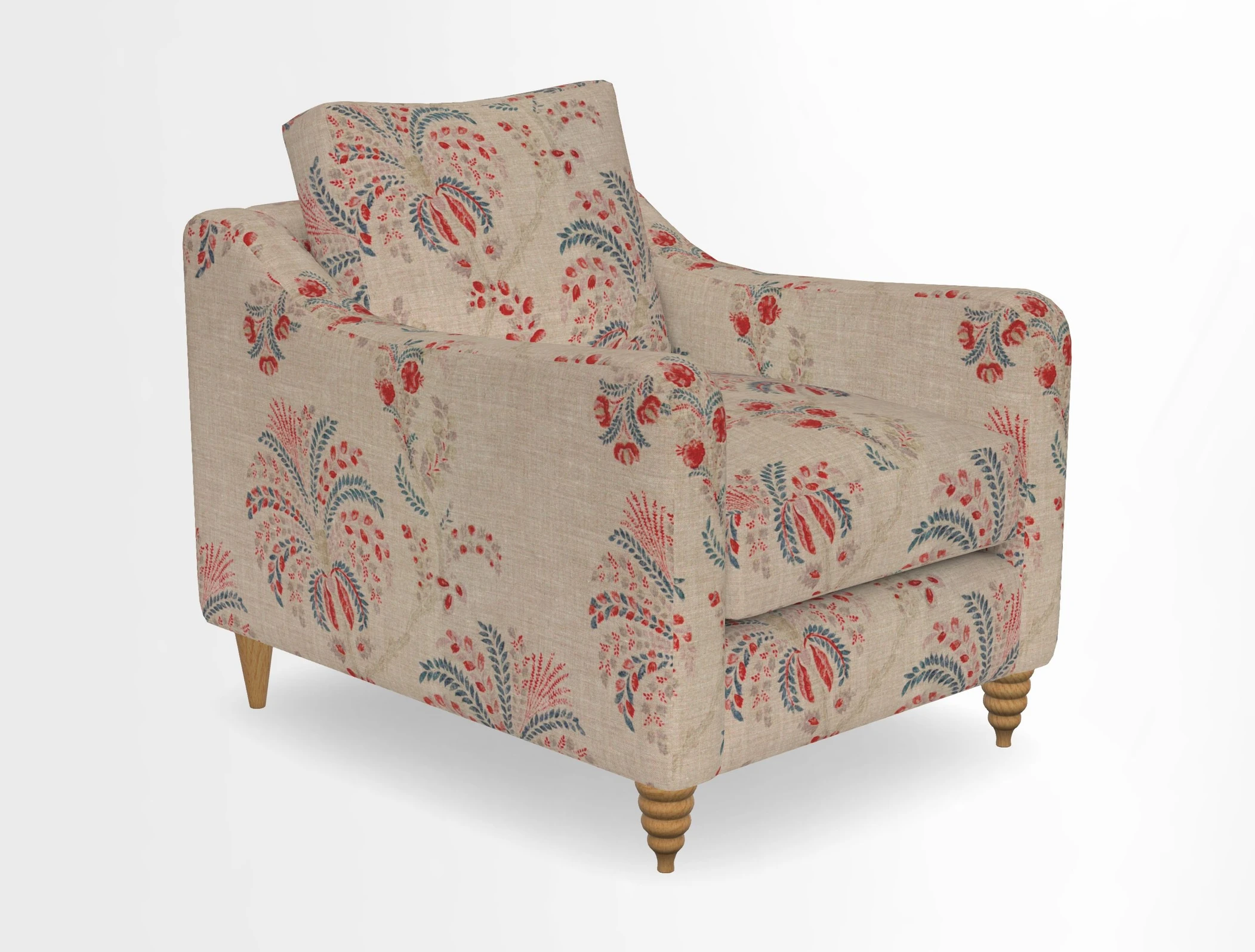 Rye Chair in Two Tone Plain Biscuit