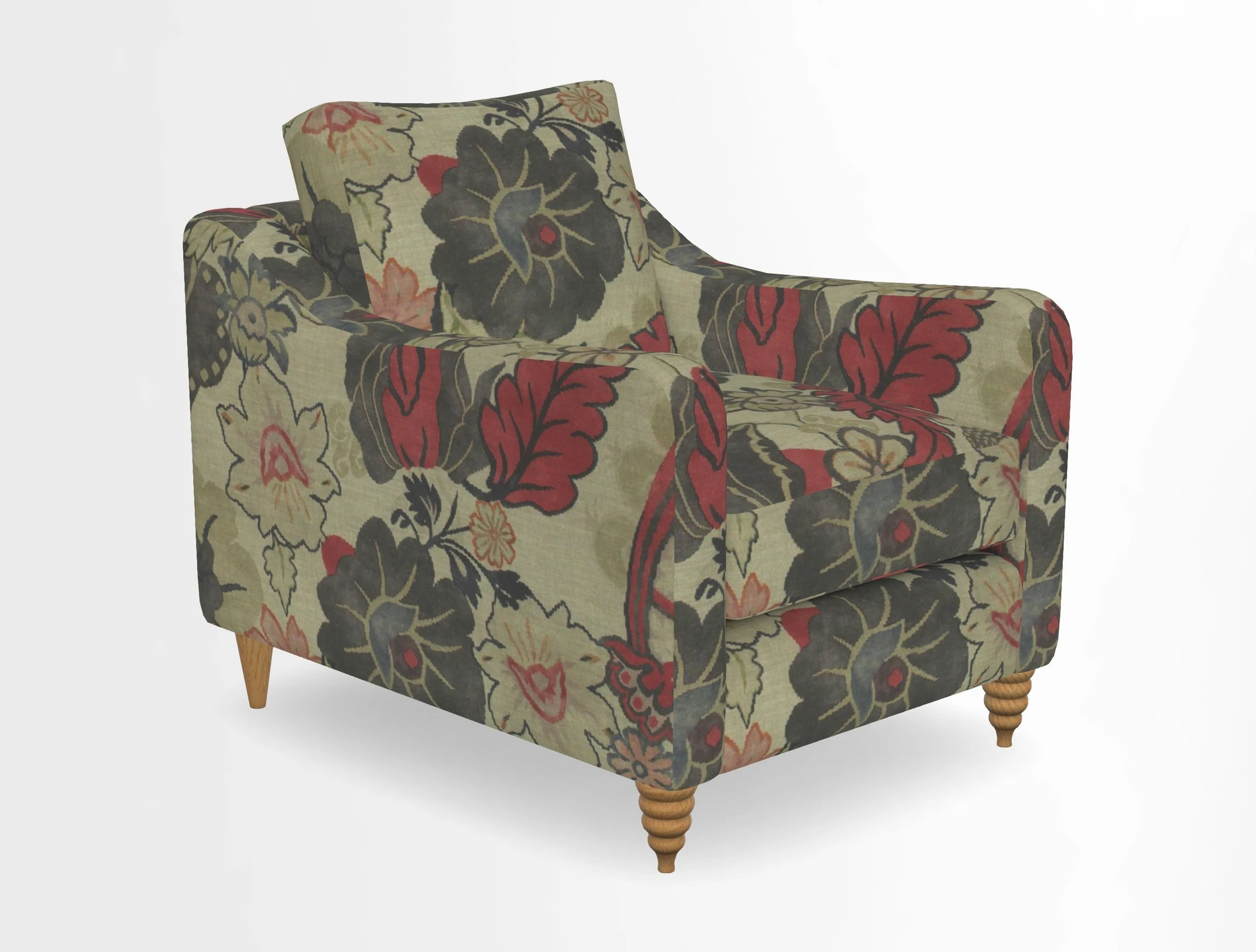 Rye Chair in Two Tone Plain Biscuit