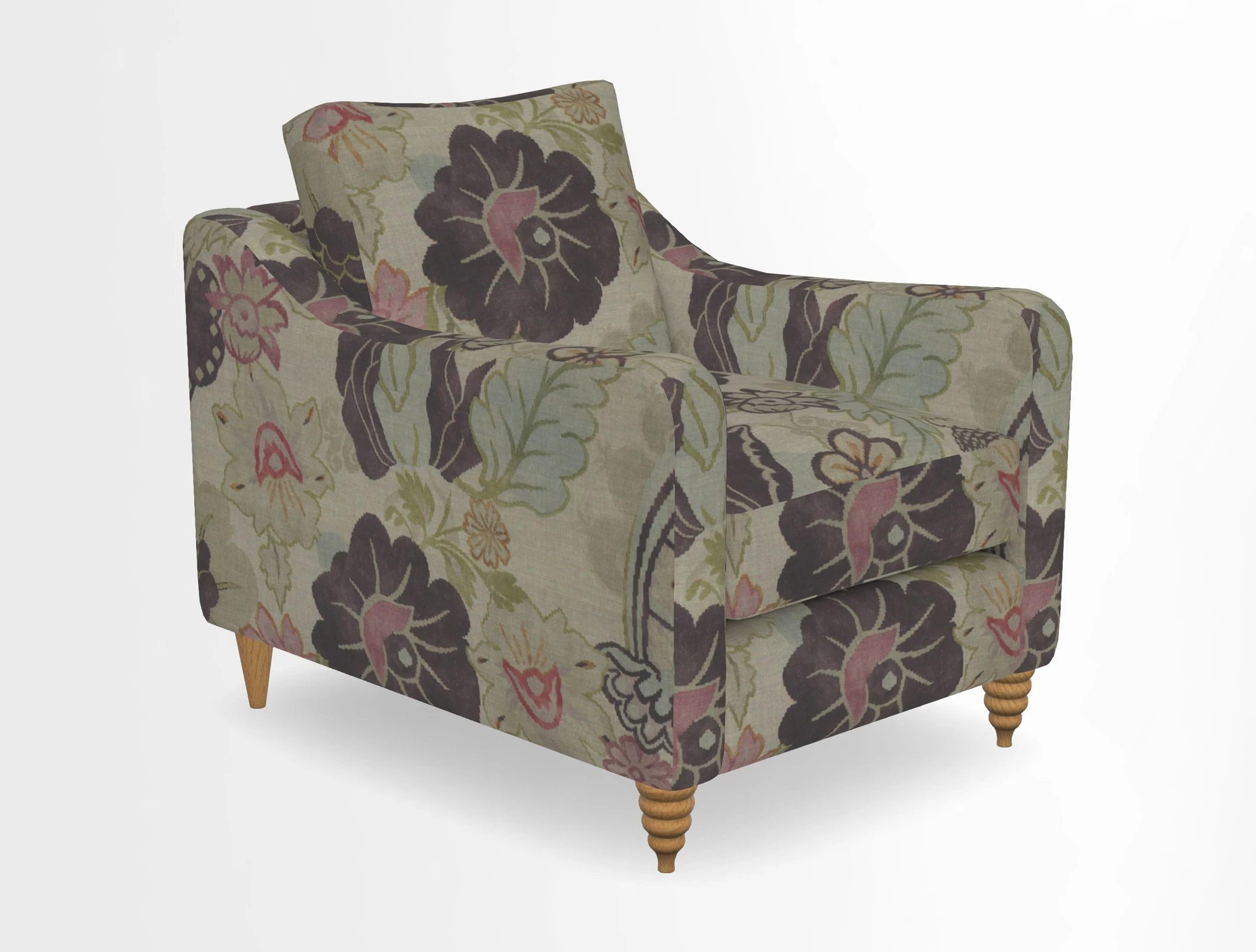 Rye Chair in Two Tone Plain Biscuit