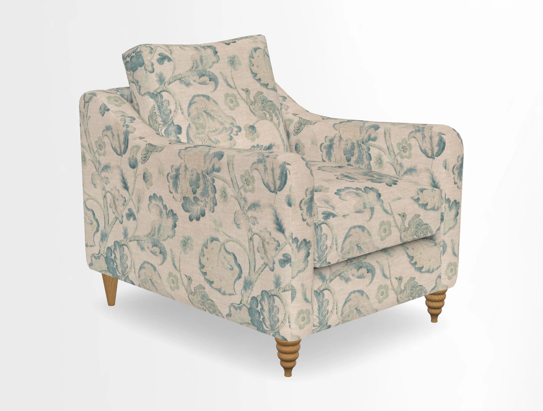 Rye Chair in Two Tone Plain Biscuit