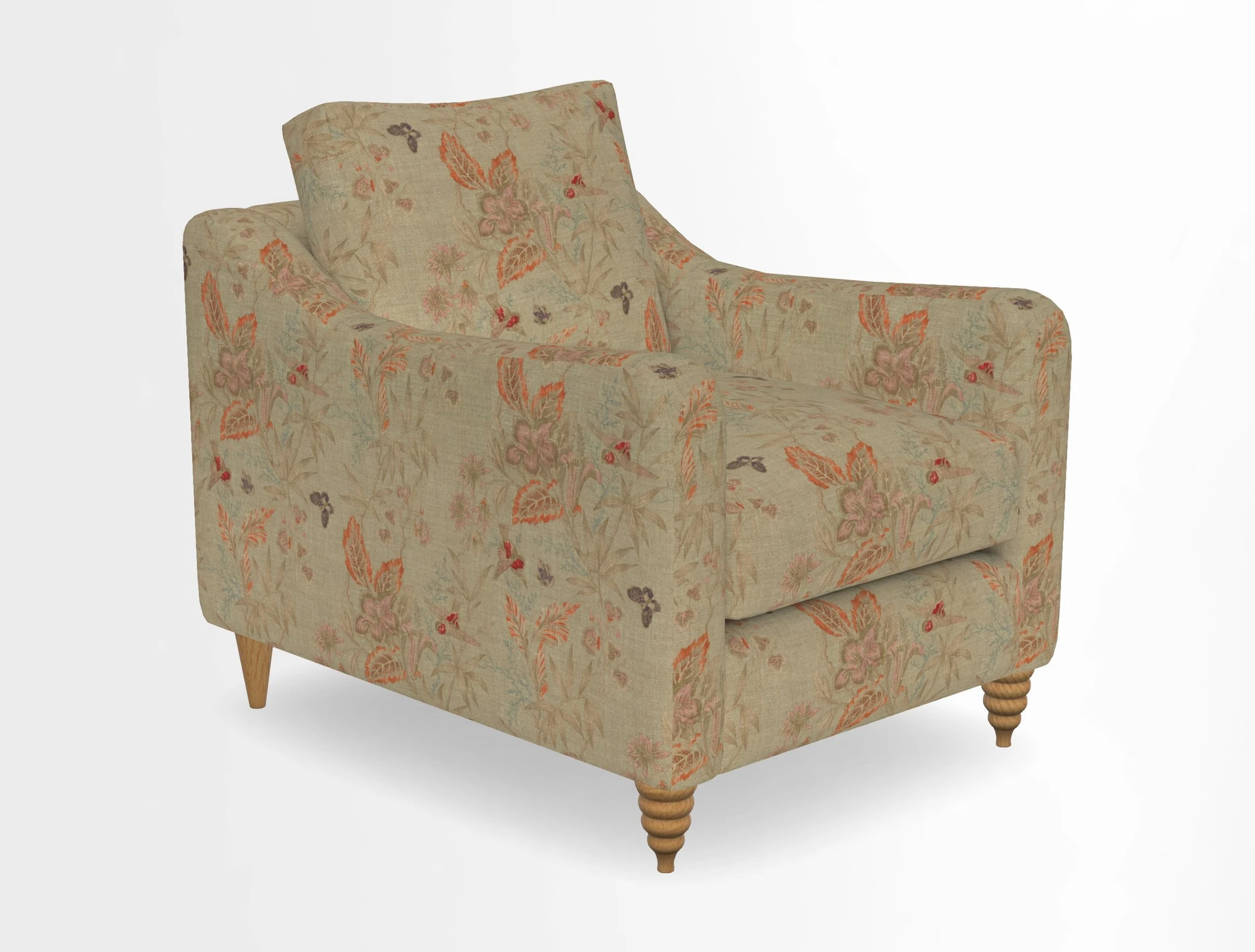 Rye Chair in Two Tone Plain Biscuit