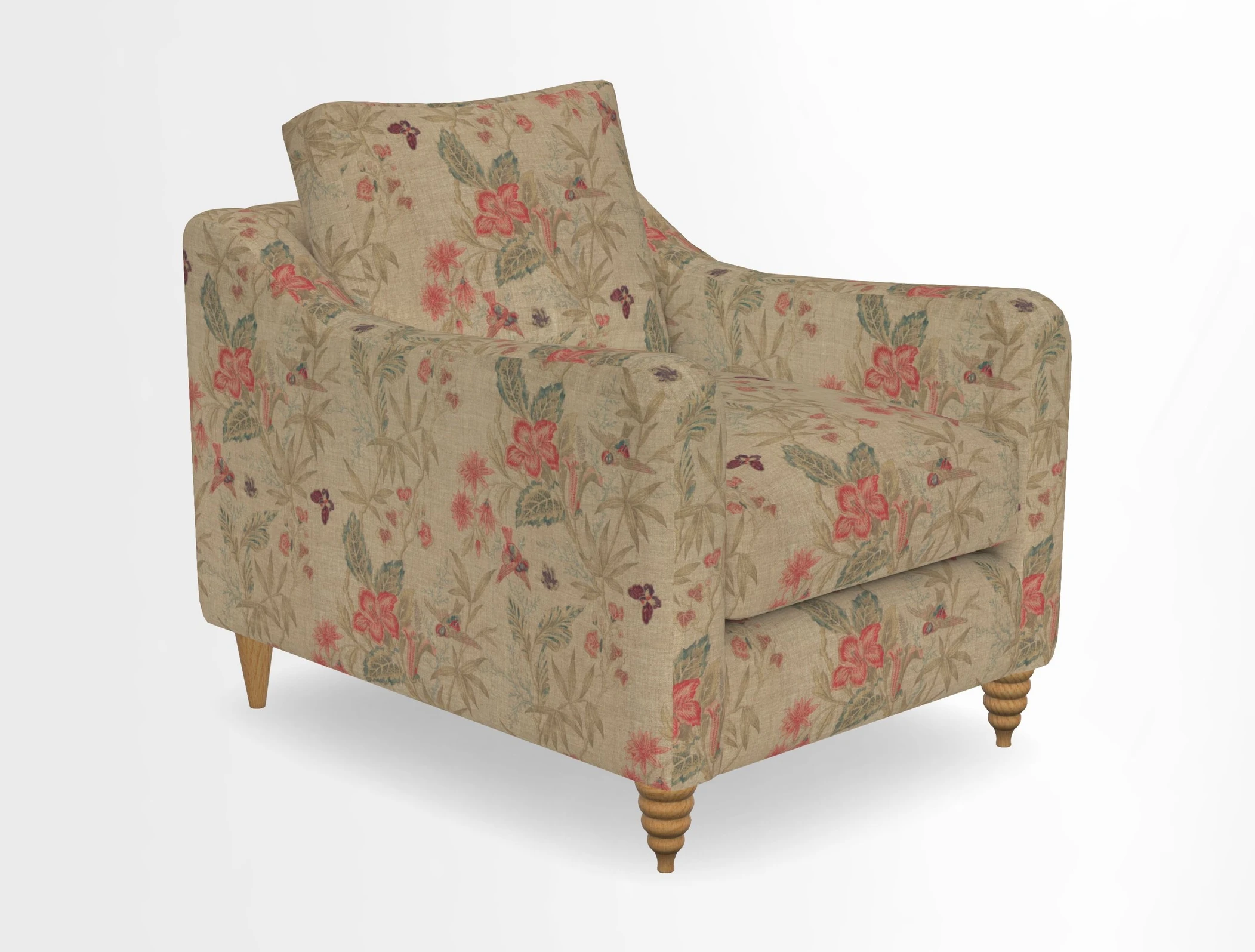 Rye Chair in Two Tone Plain Biscuit