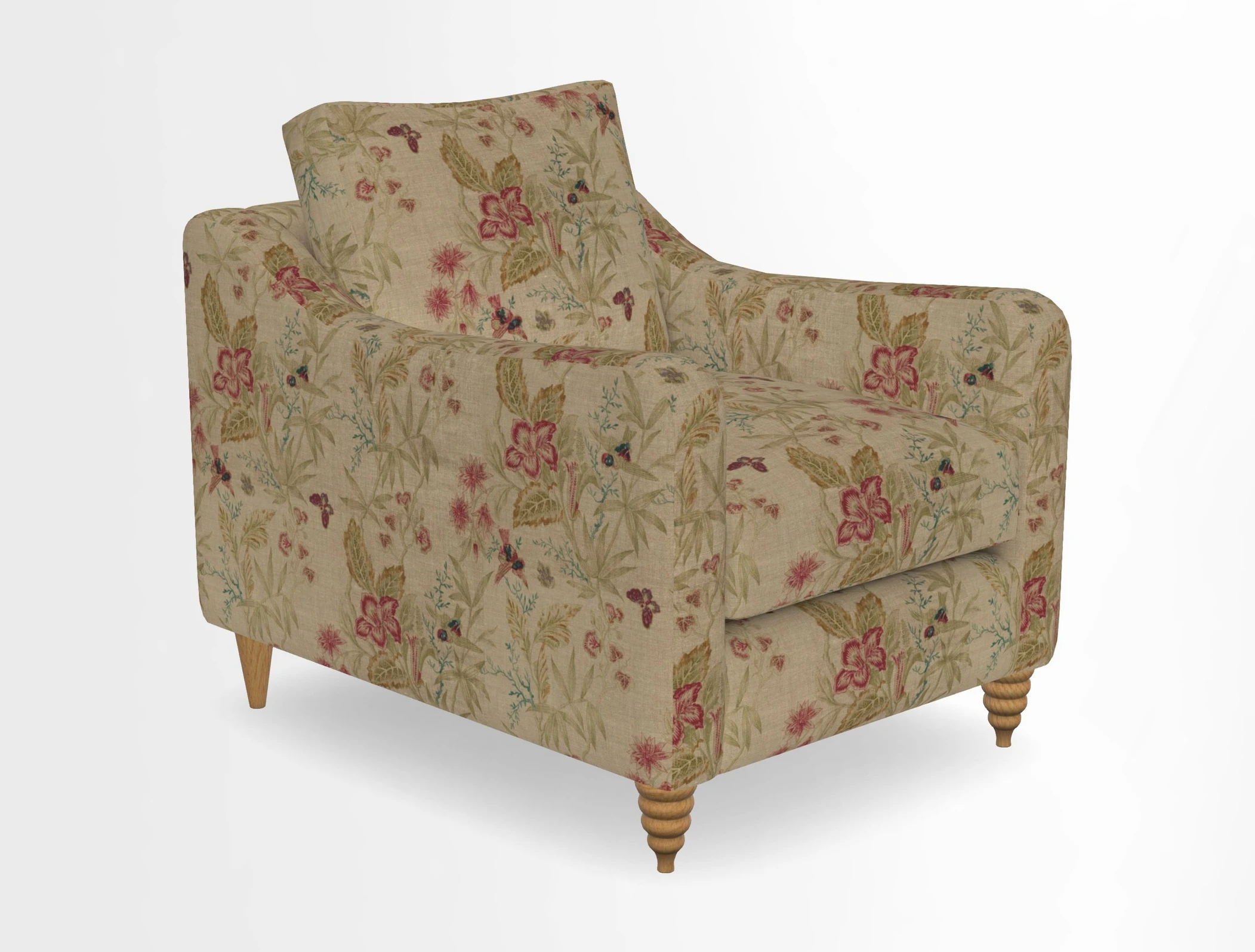 Rye Chair in Two Tone Plain Biscuit