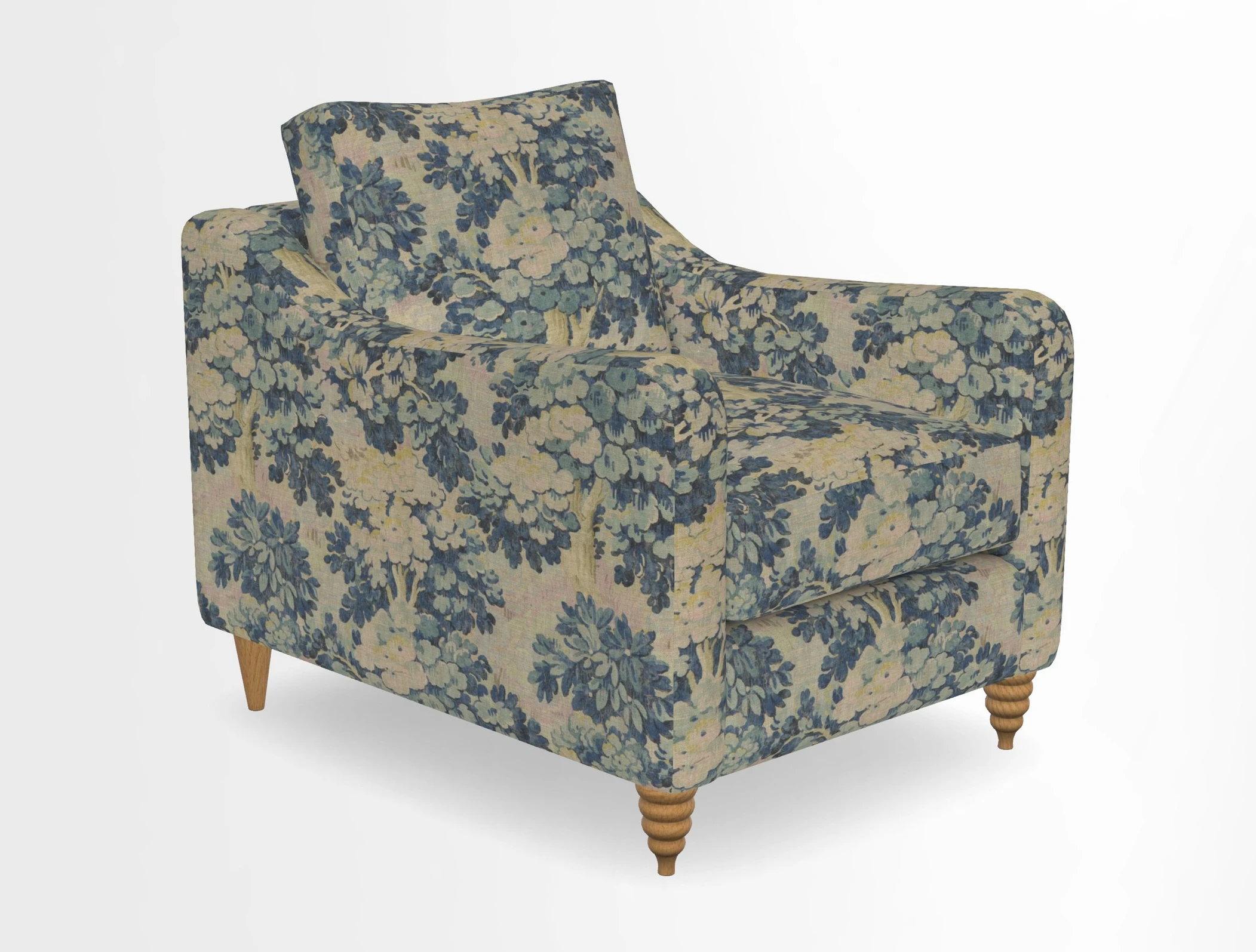 Rye Chair in Two Tone Plain Biscuit