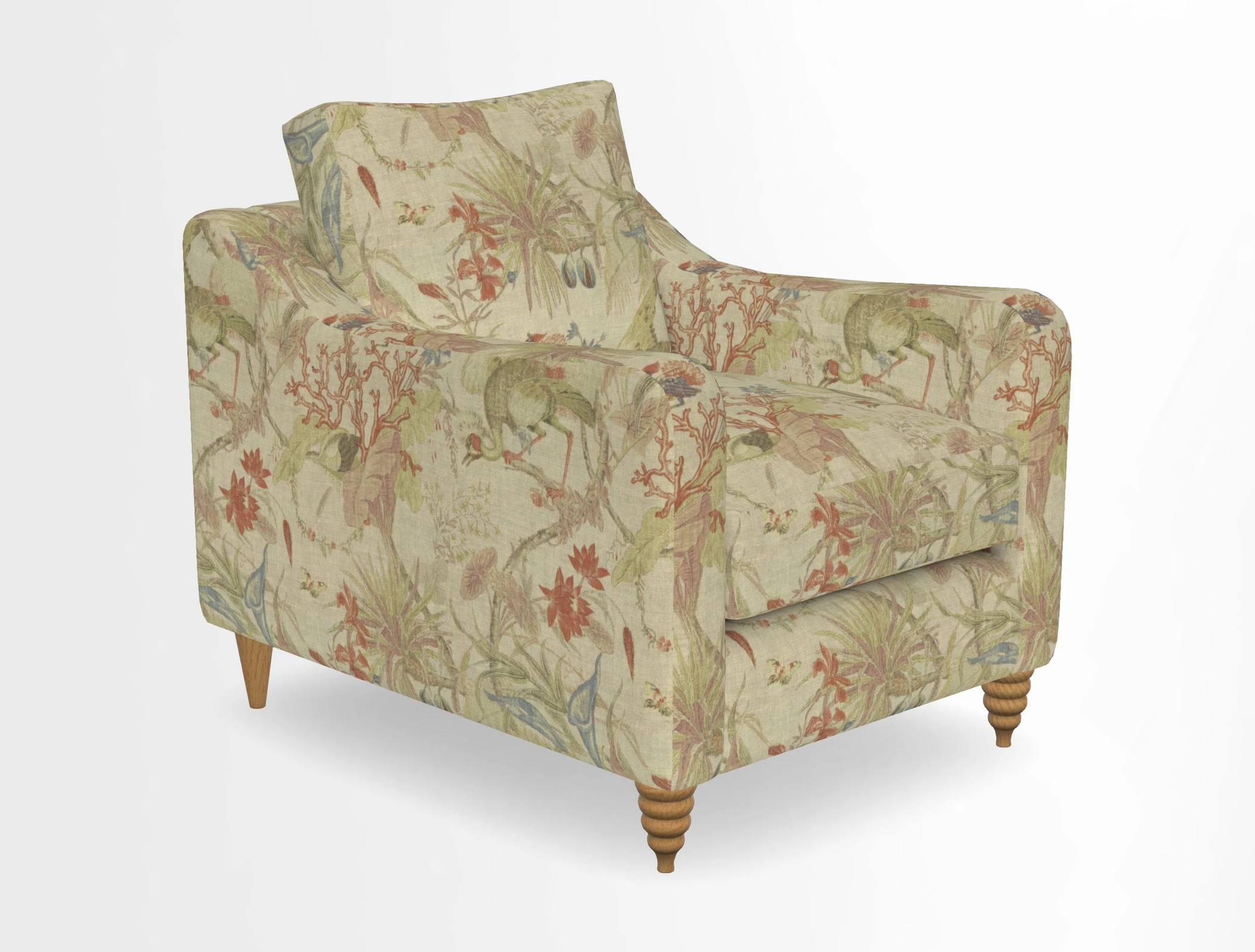 Rye Chair in Two Tone Plain Biscuit