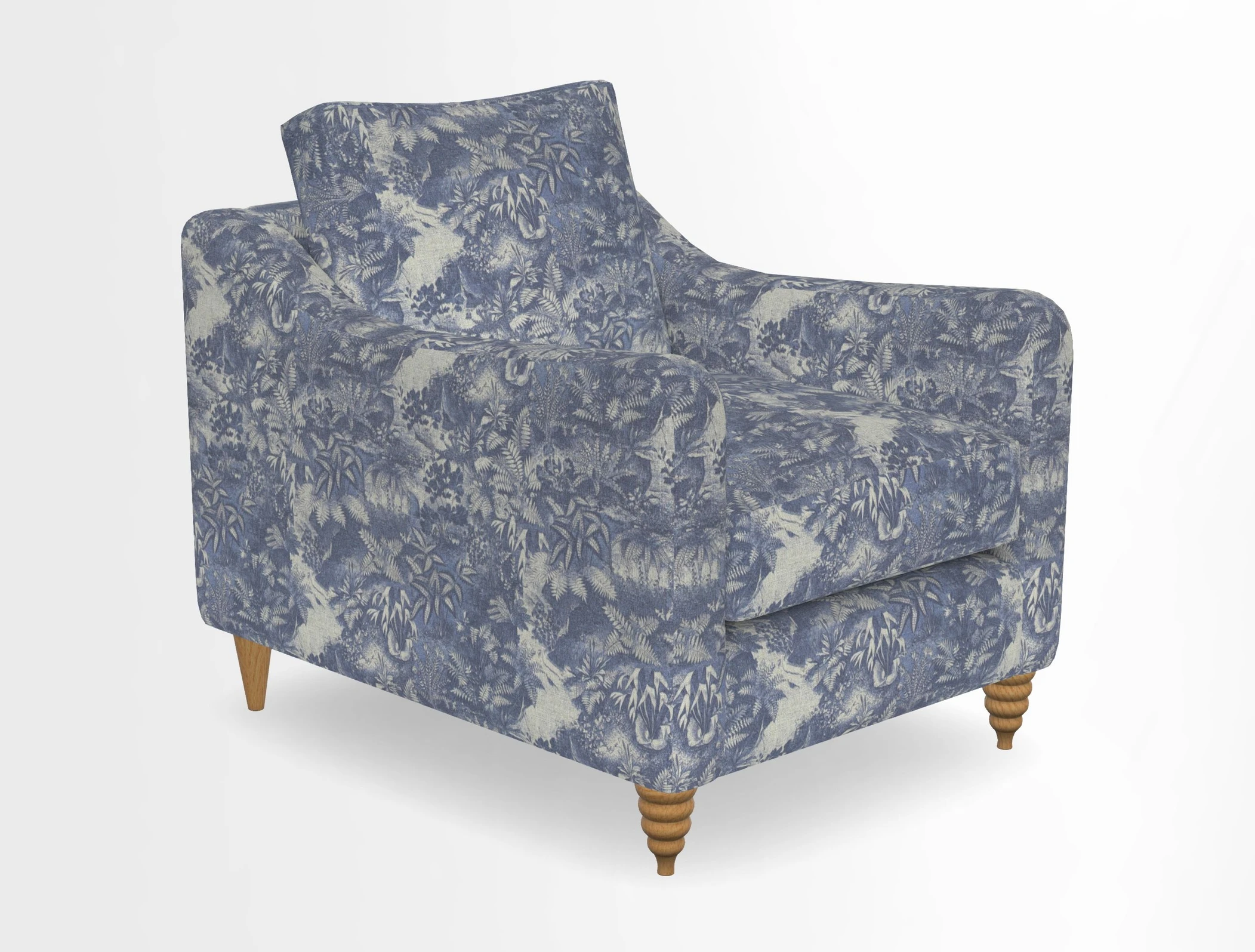 Rye Chair in Two Tone Plain Biscuit