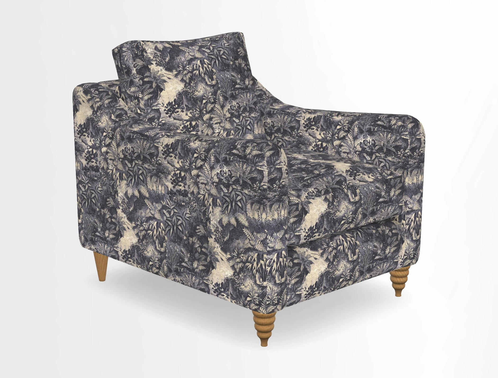 Rye Chair in Two Tone Plain Biscuit
