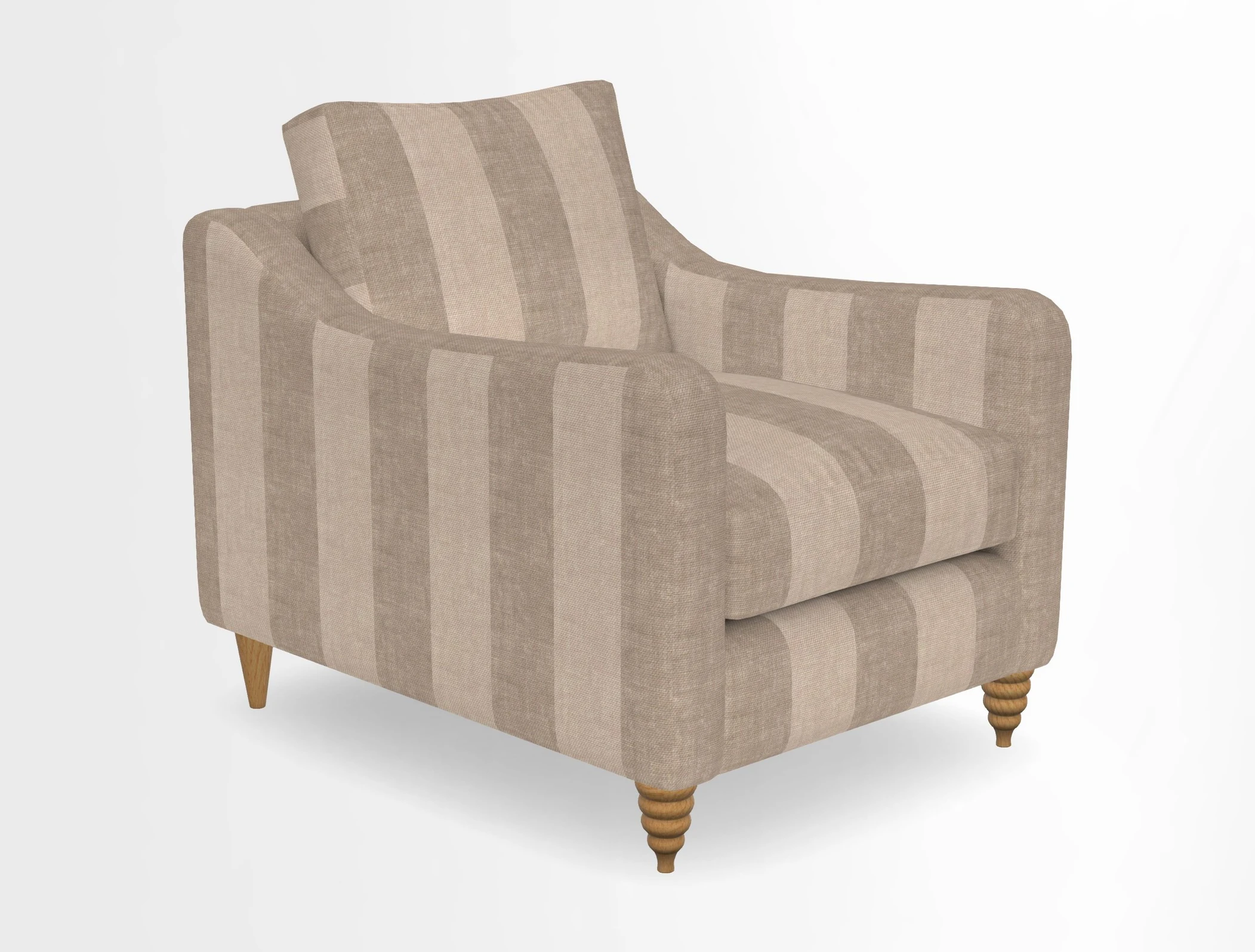 Rye Chair in Two Tone Plain Biscuit