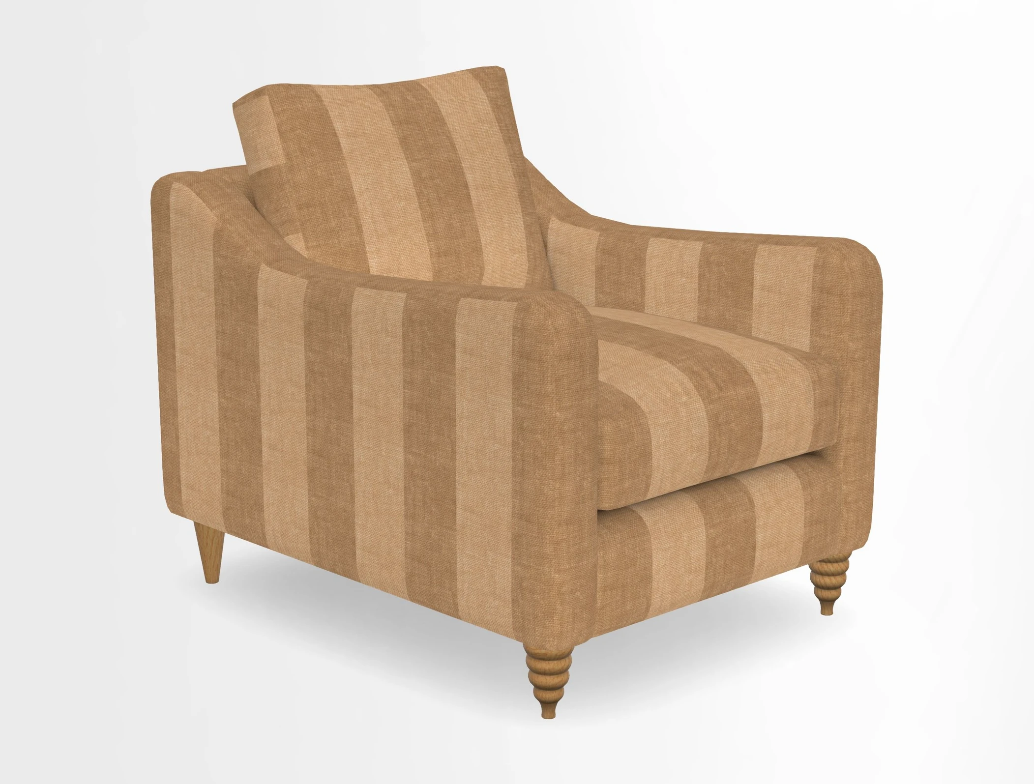Rye Chair in Two Tone Plain Biscuit