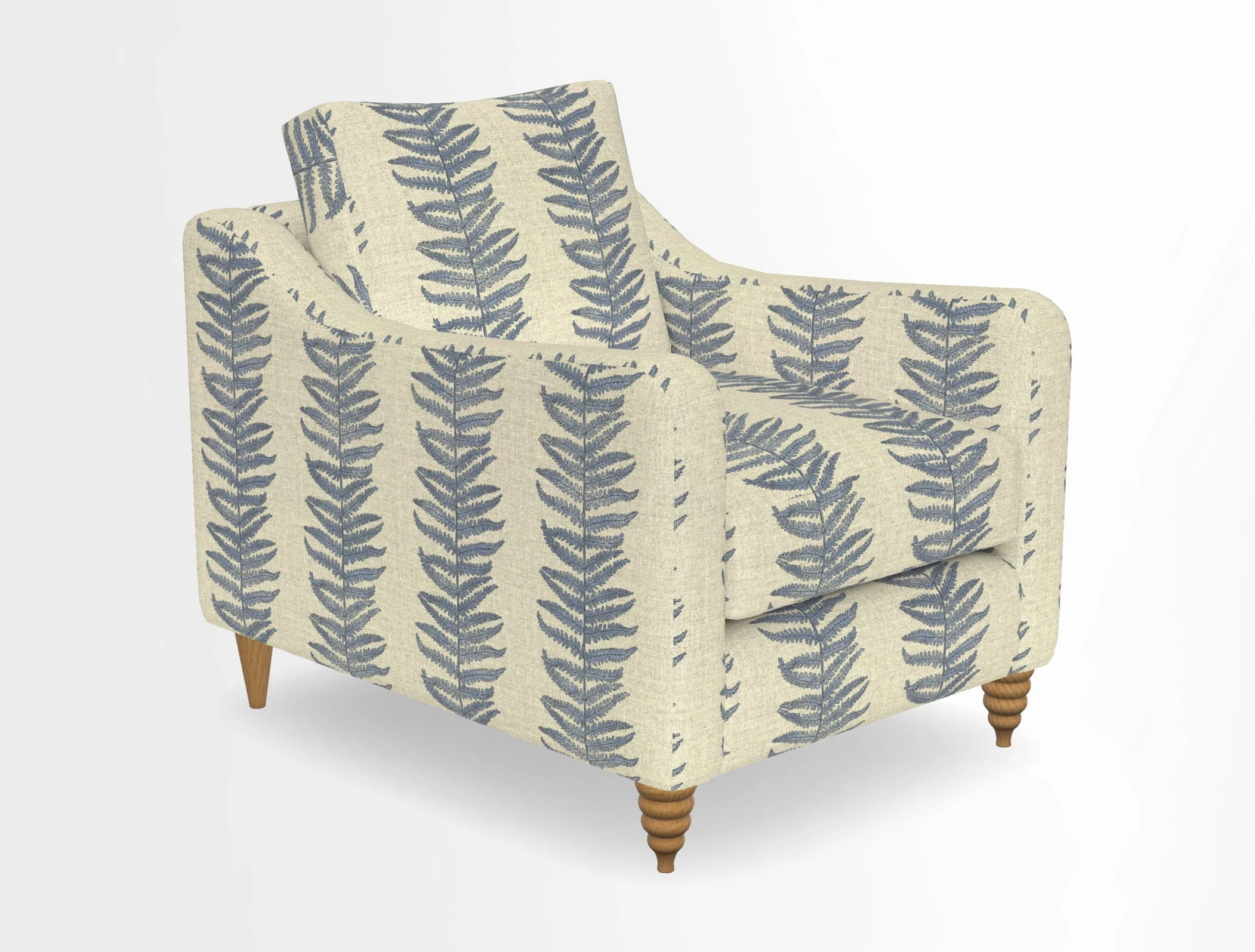 Rye Chair in Two Tone Plain Biscuit