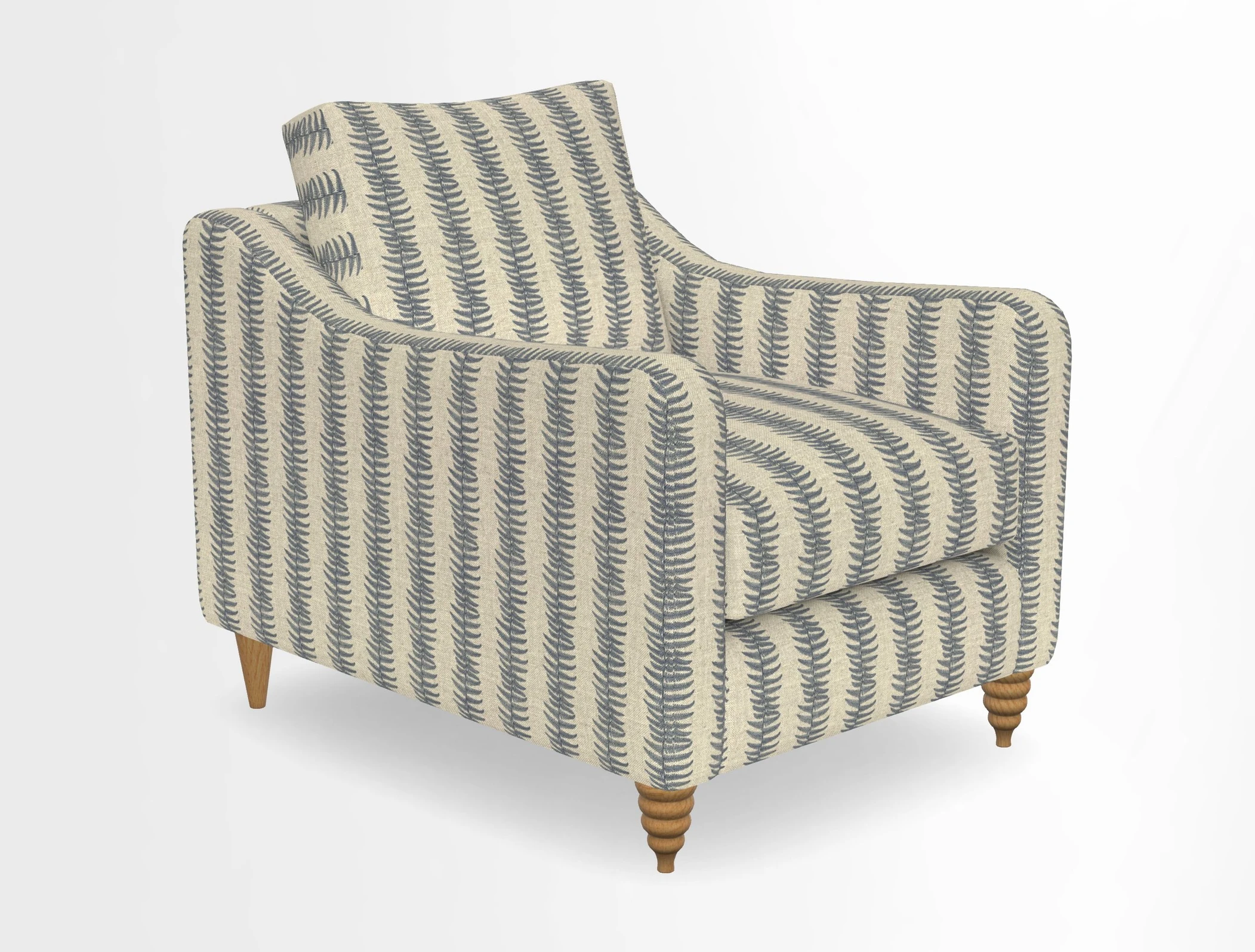 Rye Chair in Two Tone Plain Biscuit