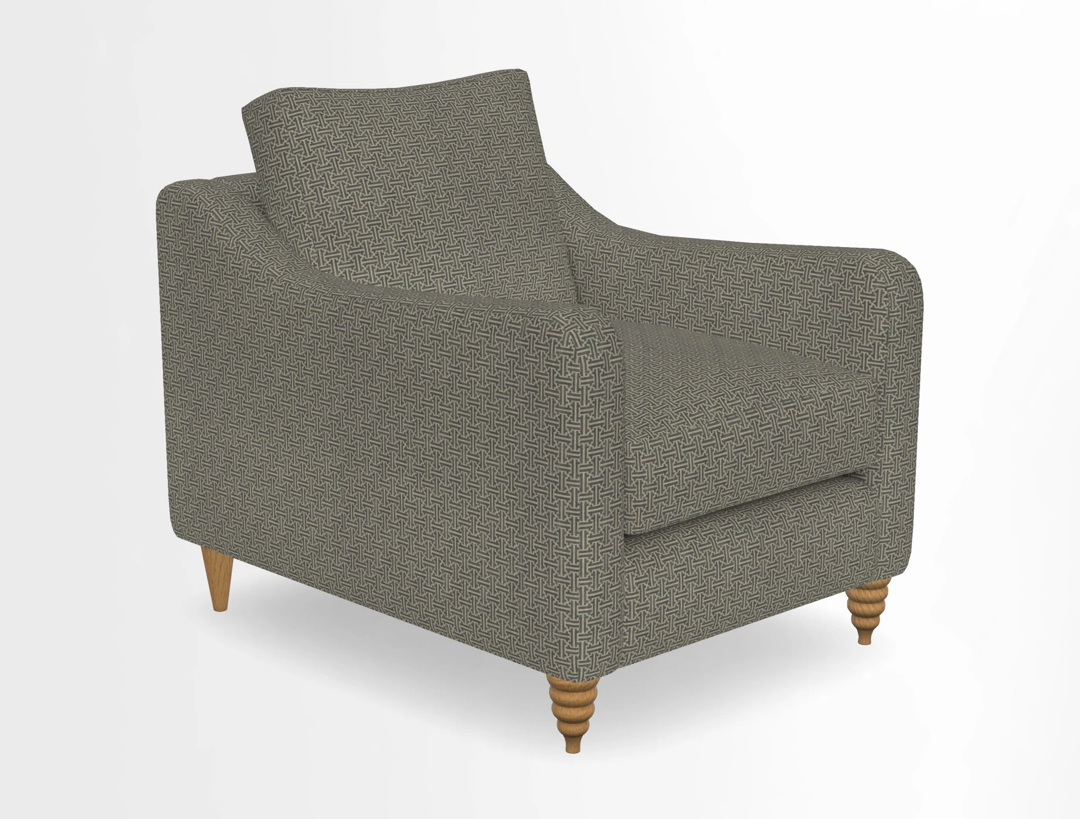 Rye Chair in Two Tone Plain Biscuit