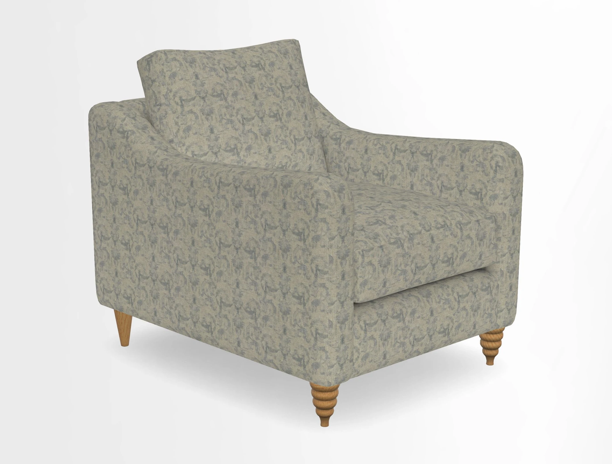 Rye Chair in Two Tone Plain Biscuit