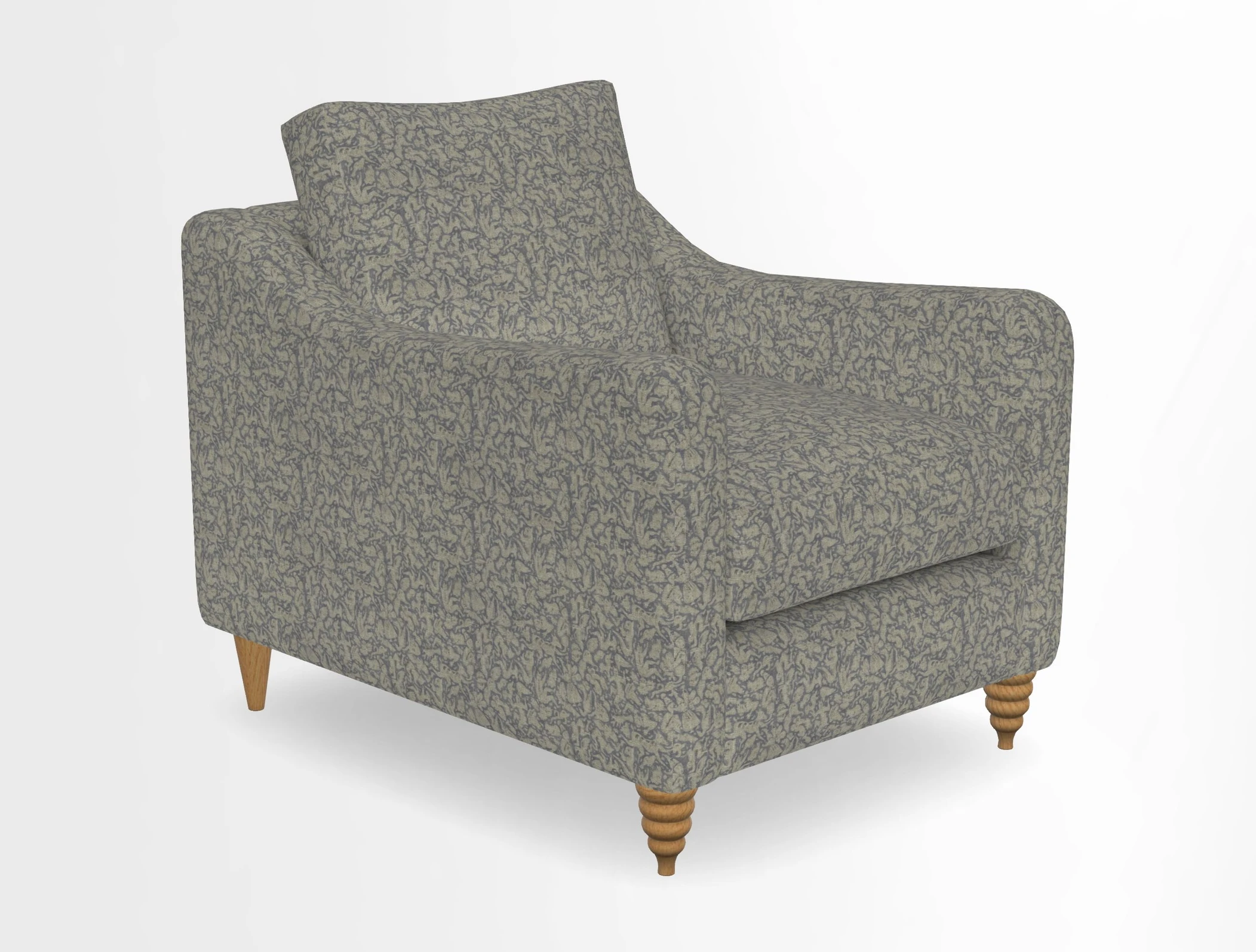 Rye Chair in Two Tone Plain Biscuit