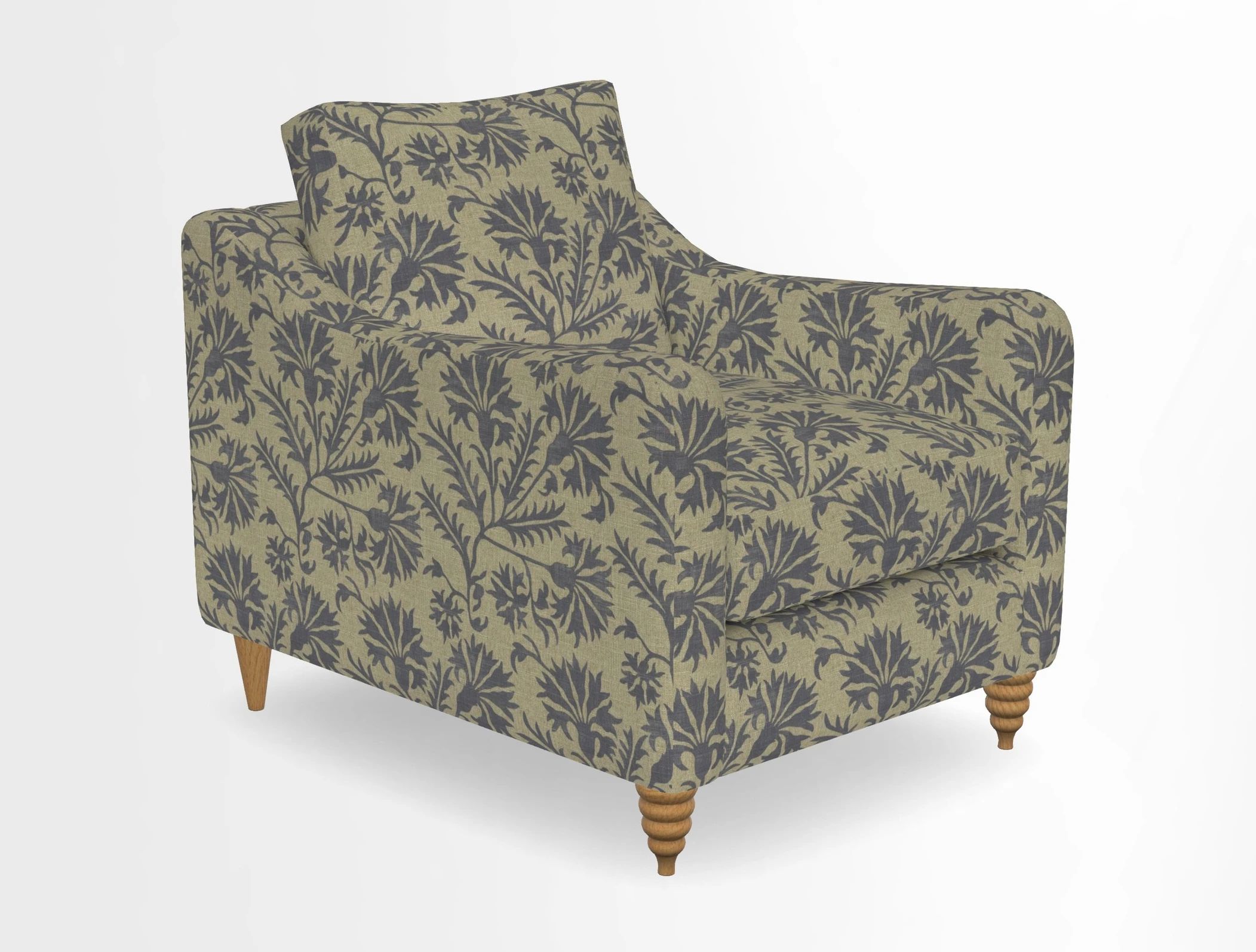 Rye Chair in Two Tone Plain Biscuit