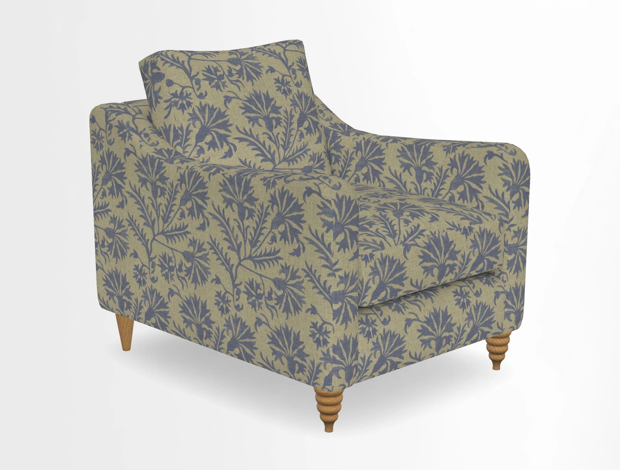 Rye Chair in Two Tone Plain Biscuit