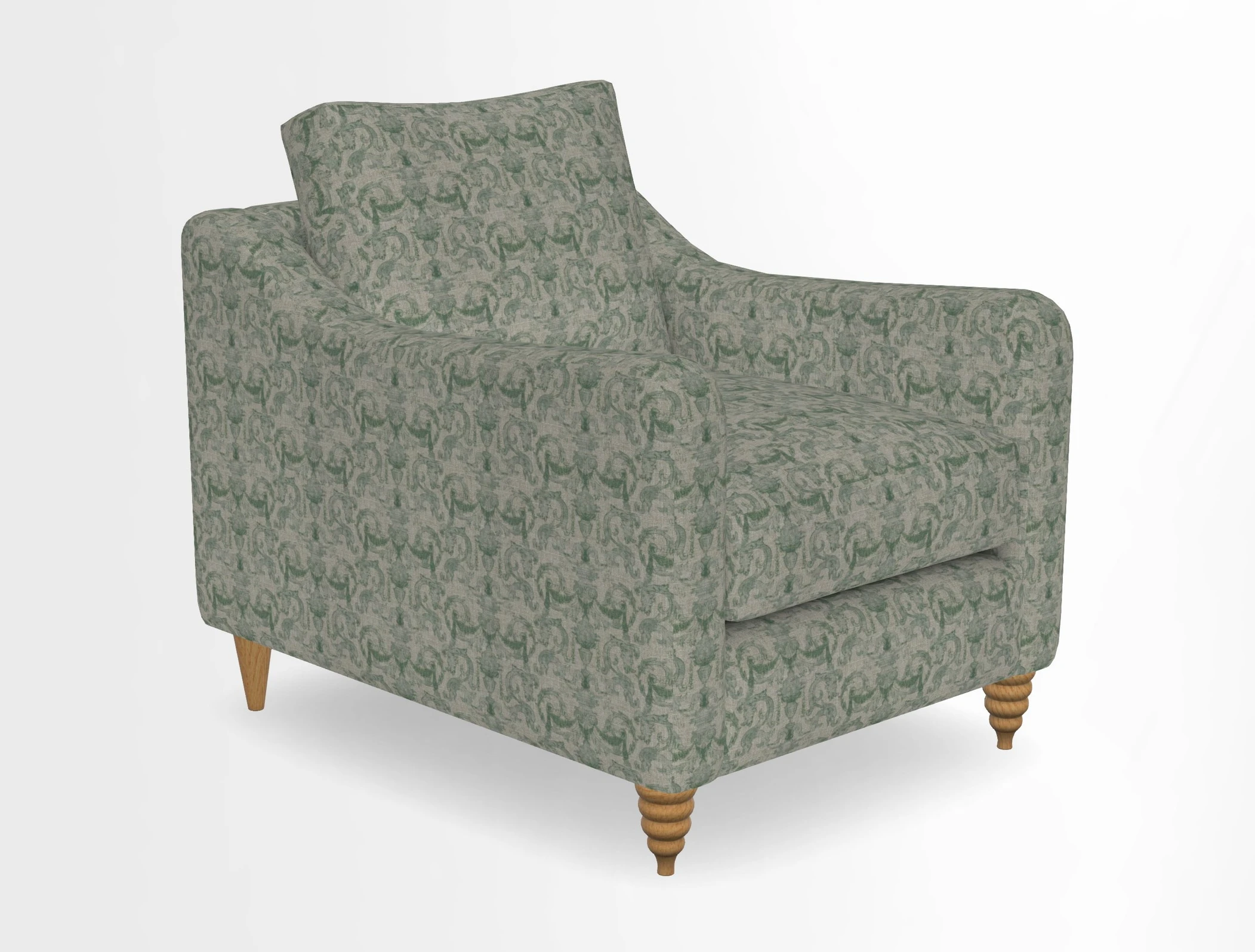 Rye Chair in Two Tone Plain Biscuit