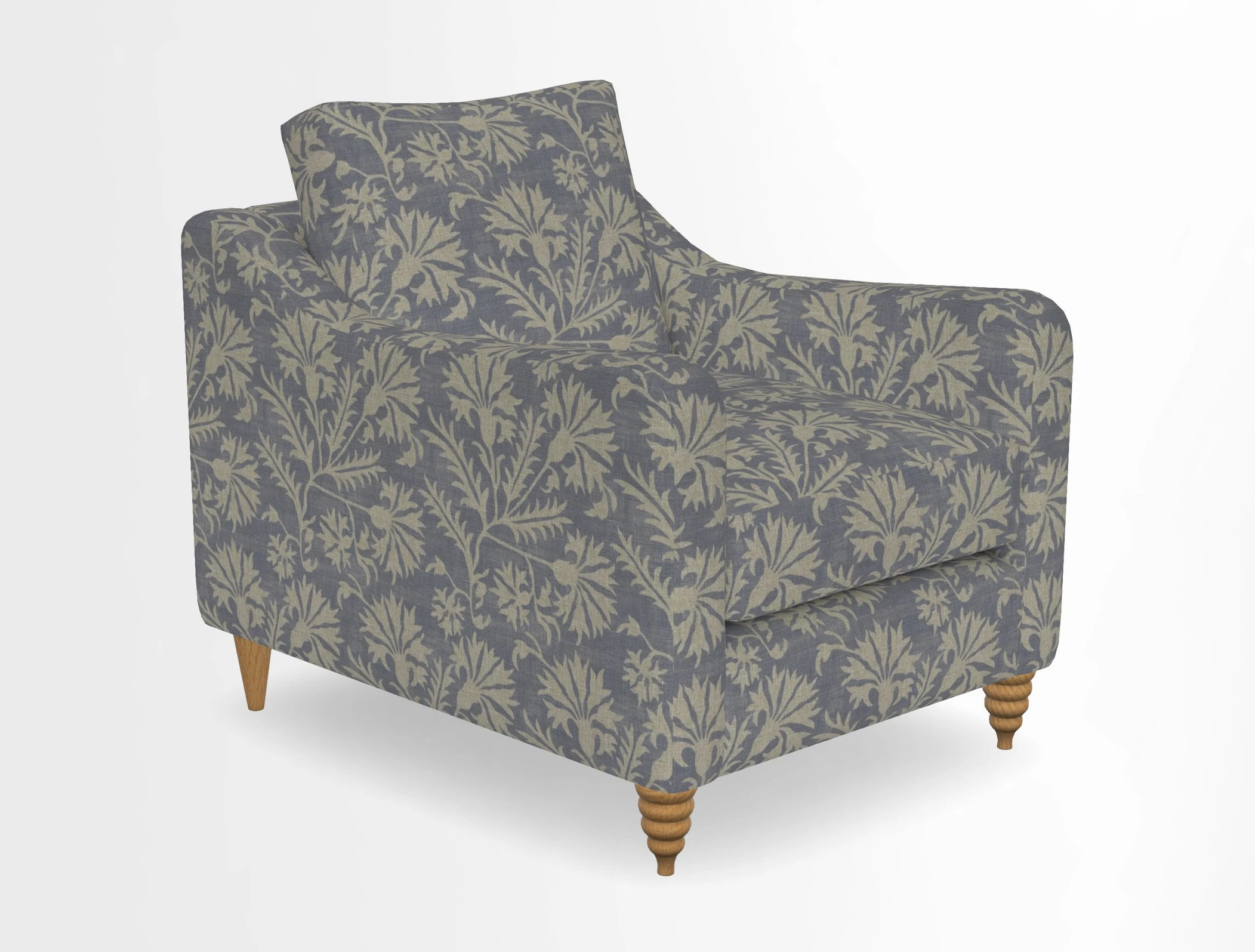 Rye Chair in Two Tone Plain Biscuit