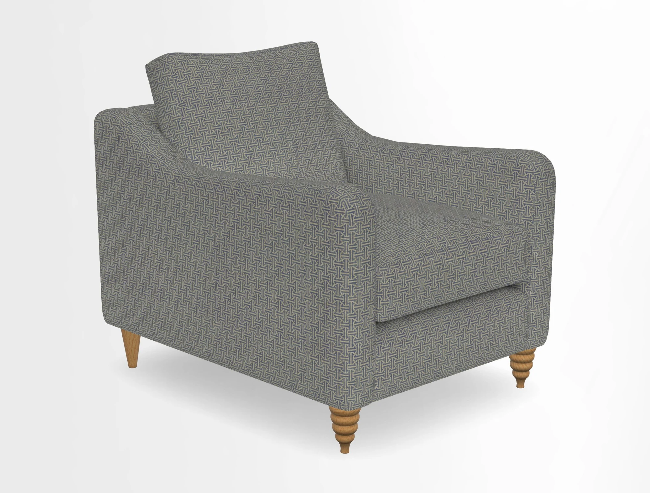 Rye Chair in Two Tone Plain Biscuit