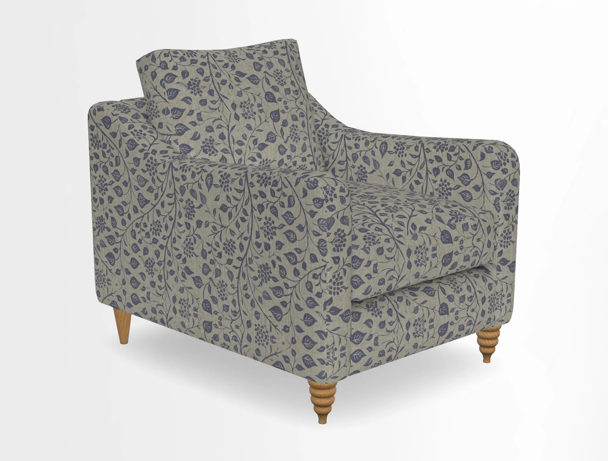 Rye Chair in Two Tone Plain Biscuit