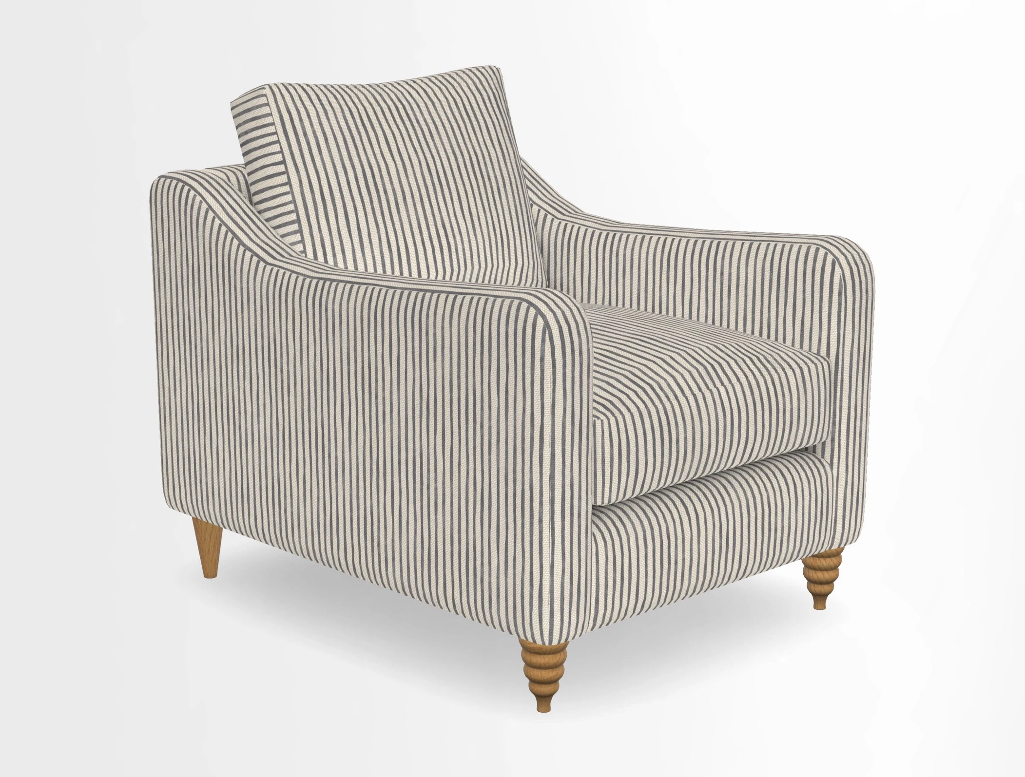 Rye Chair in Two Tone Plain Biscuit
