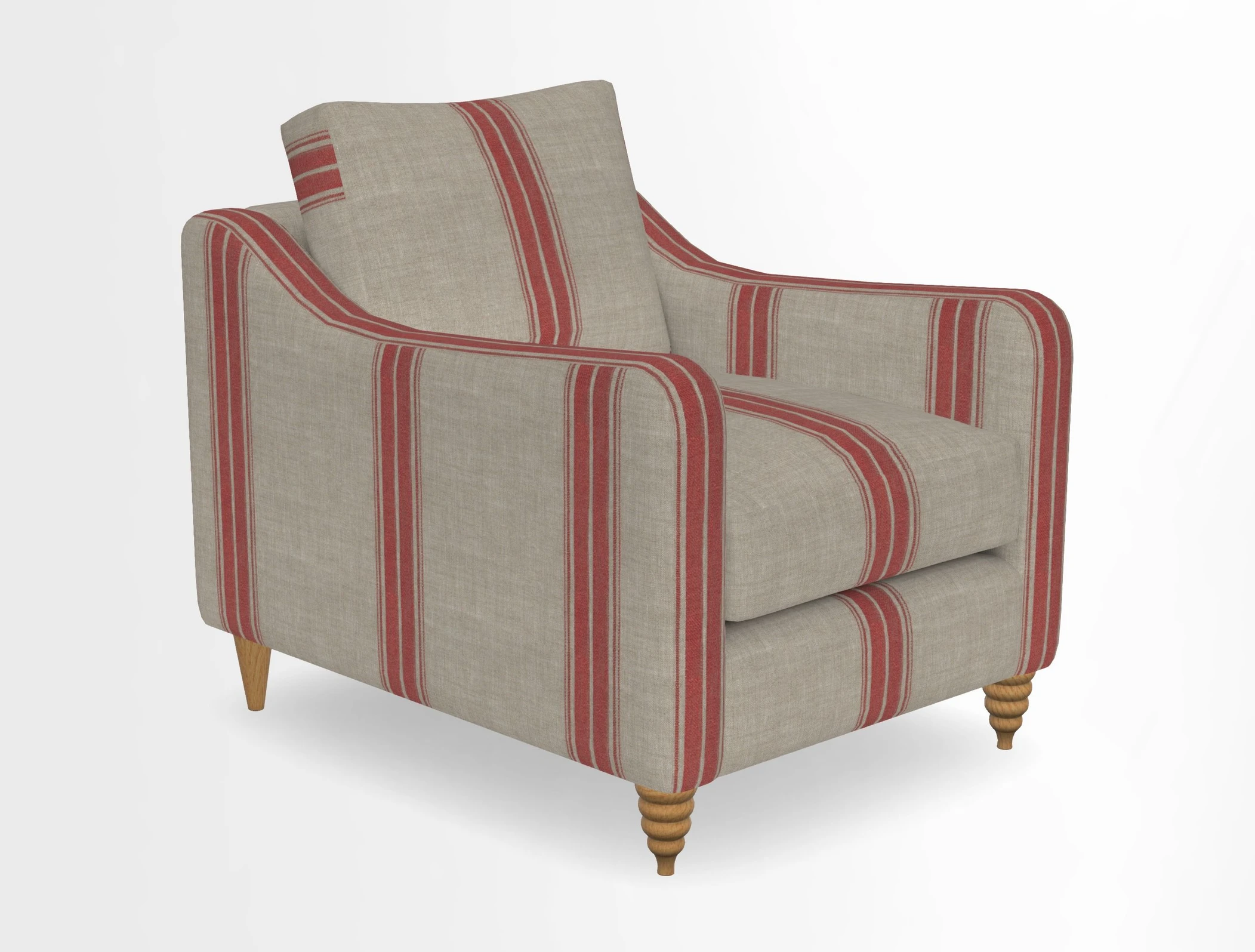 Rye Chair in Two Tone Plain Biscuit